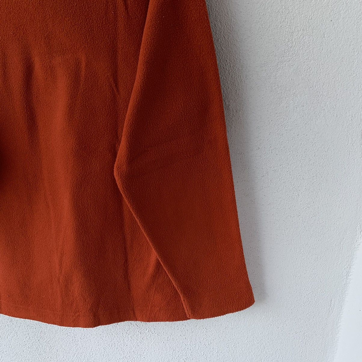 Japanese Brand × Uniqlo vintage UNIQLO fleece long sleeve t shirt.. quarter button.. Size US M / EU 48-50 / 2 - 10 Thumbnail
