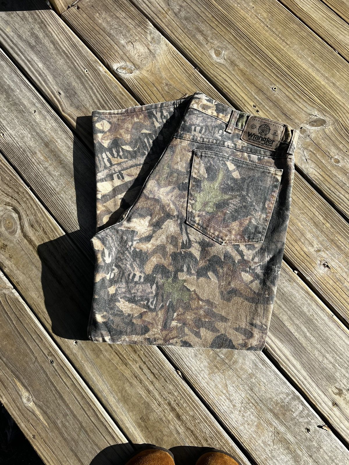 Vintage Vintage wrangler camo pants | Grailed