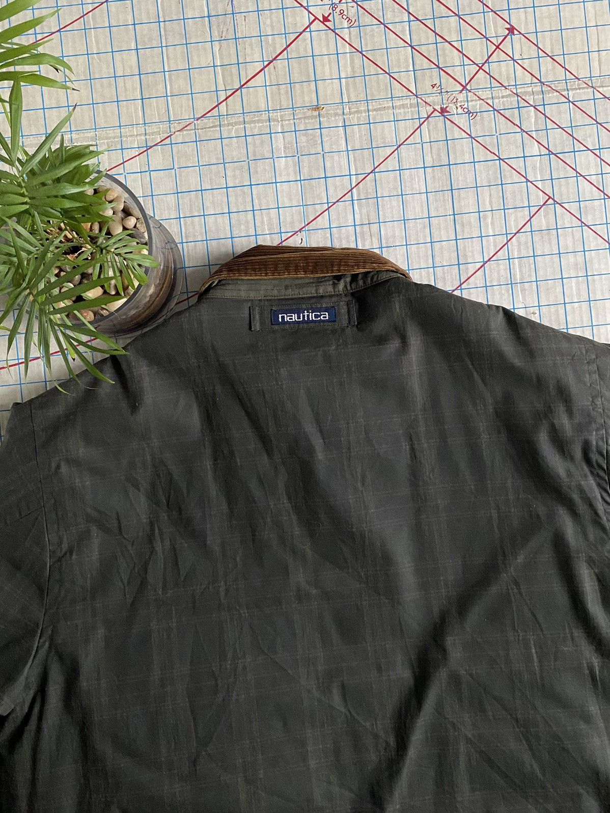 Flannel × Nautica × Vintage Vintage Nautica Tartan Flannel Coat With Corduroy Collar Size US L / EU 52-54 / 3 - 14 Thumbnail