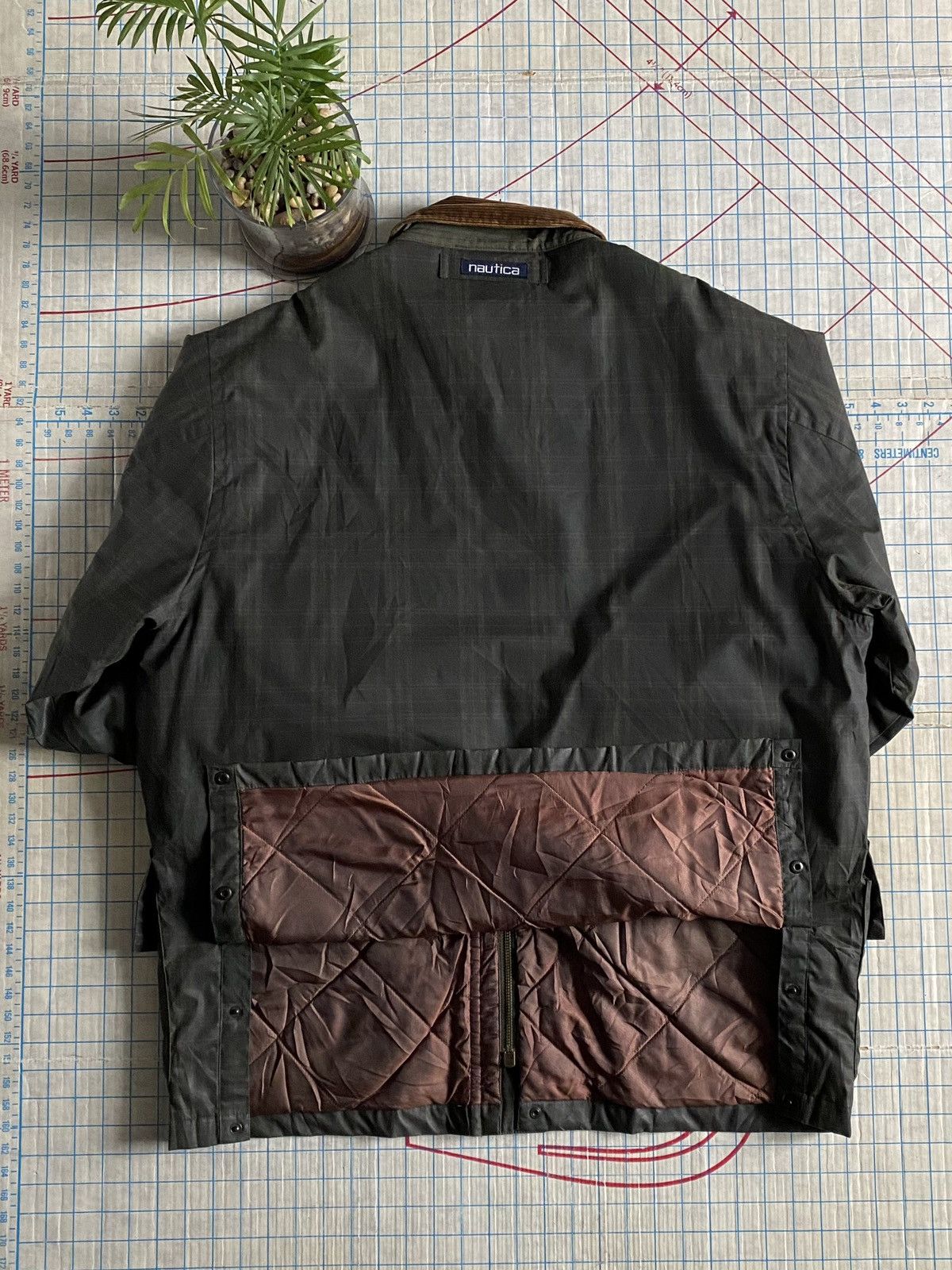 Flannel × Nautica × Vintage Vintage Nautica Tartan Flannel Coat With Corduroy Collar Size US L / EU 52-54 / 3 - 15 Thumbnail