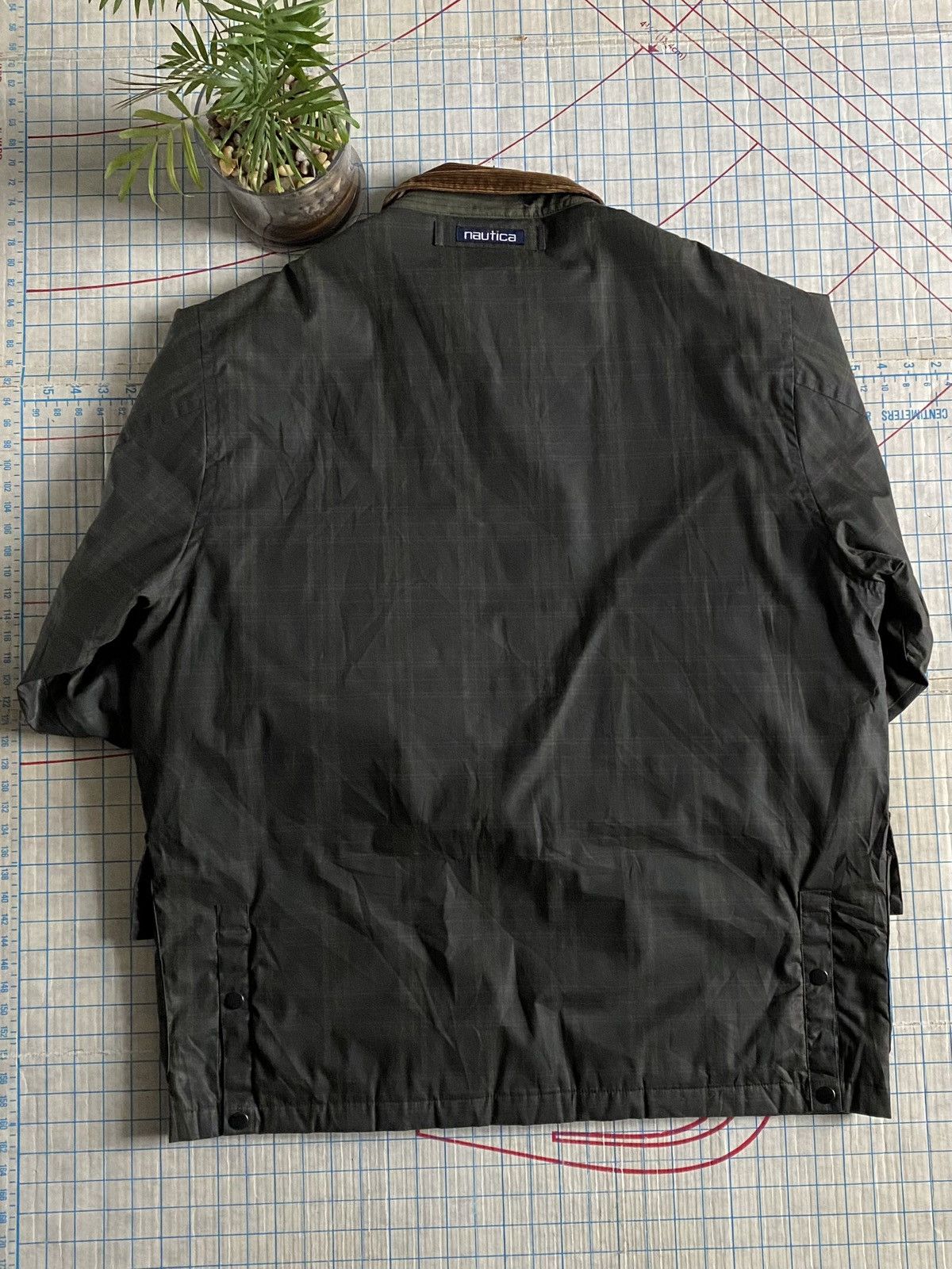 Flannel × Nautica × Vintage Vintage Nautica Tartan Flannel Coat With Corduroy Collar Size US L / EU 52-54 / 3 - 13 Thumbnail