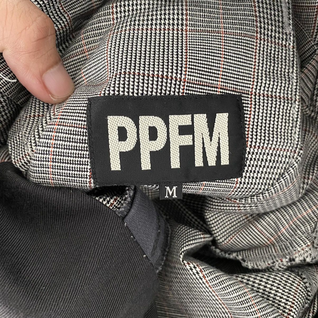 Designer PPFM Checkered Zipped Bondage Pants Size US 31 - 14 Thumbnail