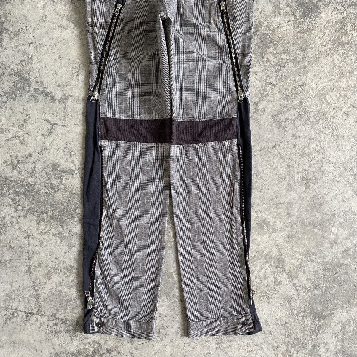 Designer PPFM Checkered Zipped Bondage Pants Size US 31 - 12 Thumbnail
