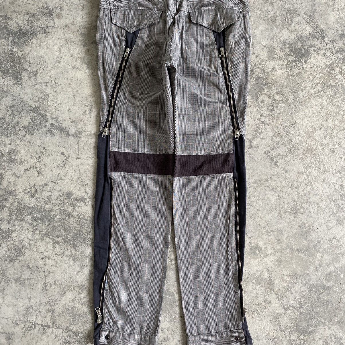 Designer PPFM Checkered Zipped Bondage Pants Size US 31 - 13 Thumbnail