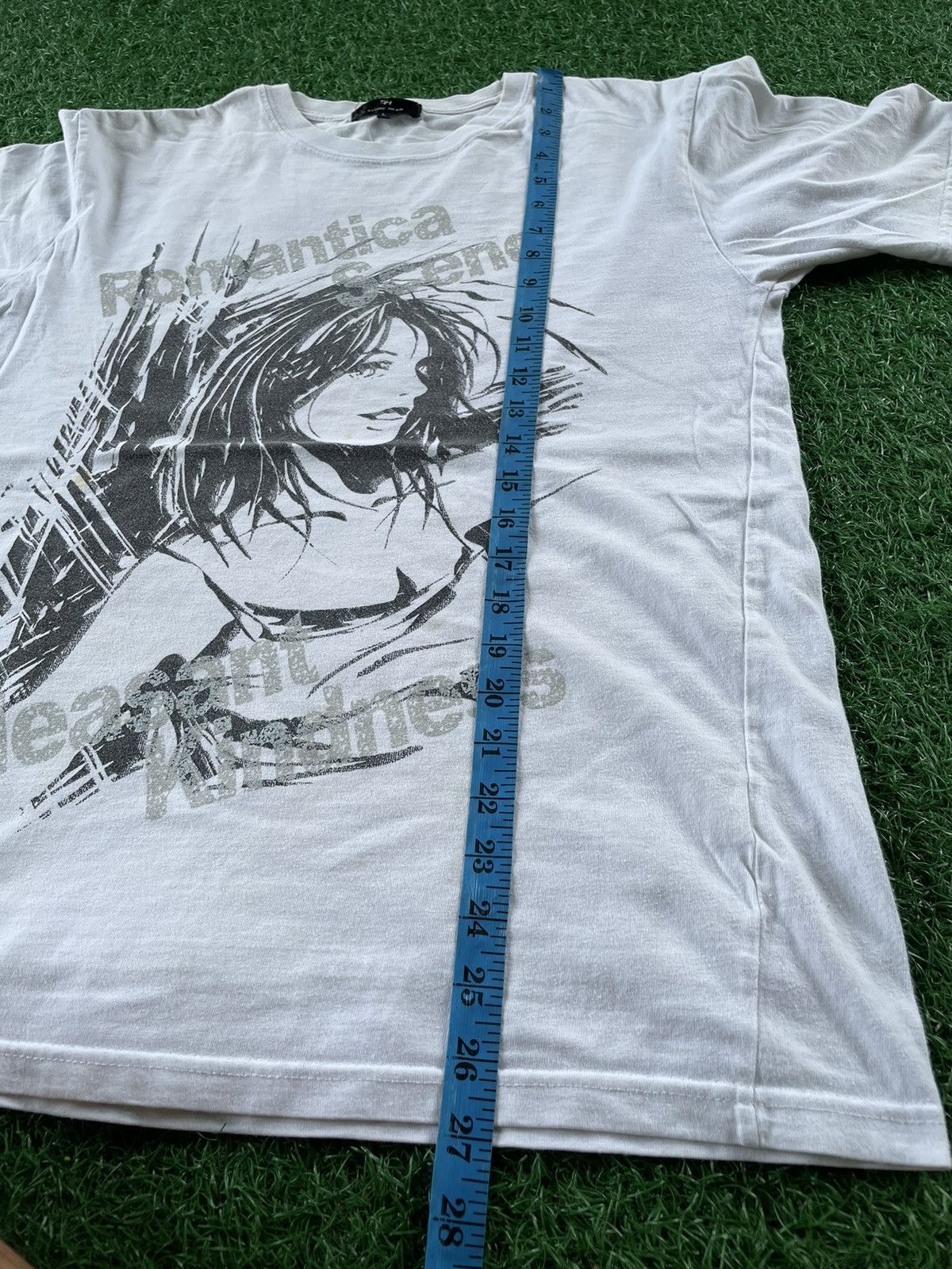 Anime × Japanese Brand ⚡️Stone Head Naked Girl Anime Big Logo Tee Size US L / EU 52-54 / 3 - 9 Thumbnail