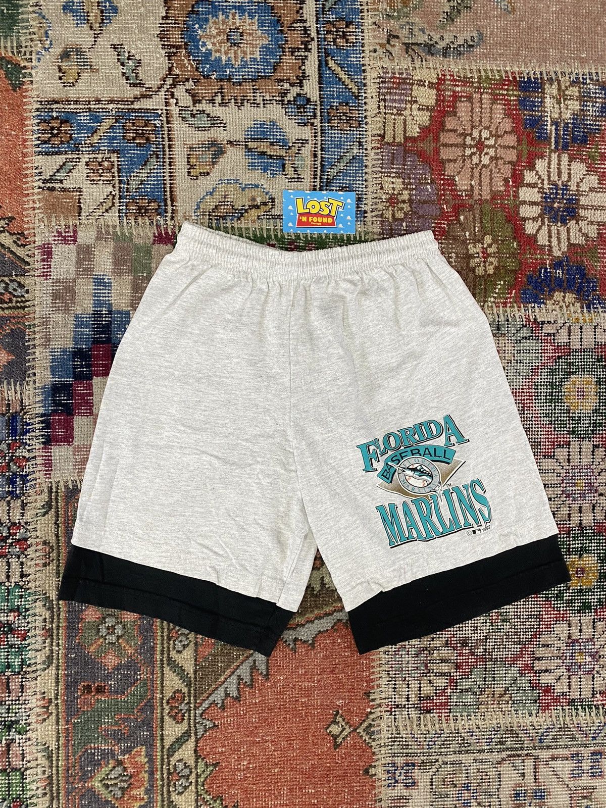 90's Florida Marlins MLB Shorts Size Large – Rare VNTG