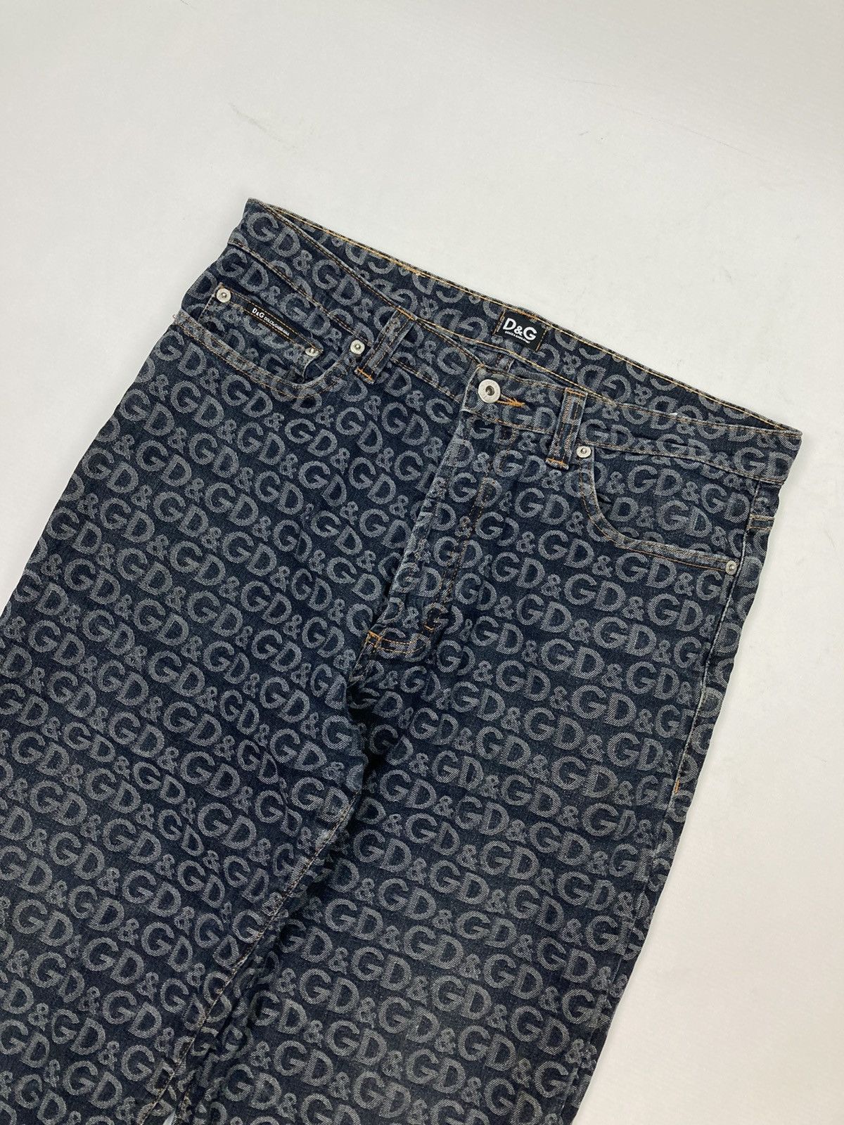 Dolce & Gabbana Vintage Dolce & Gabbana jeans monogram Size US 33 - 3 Thumbnail
