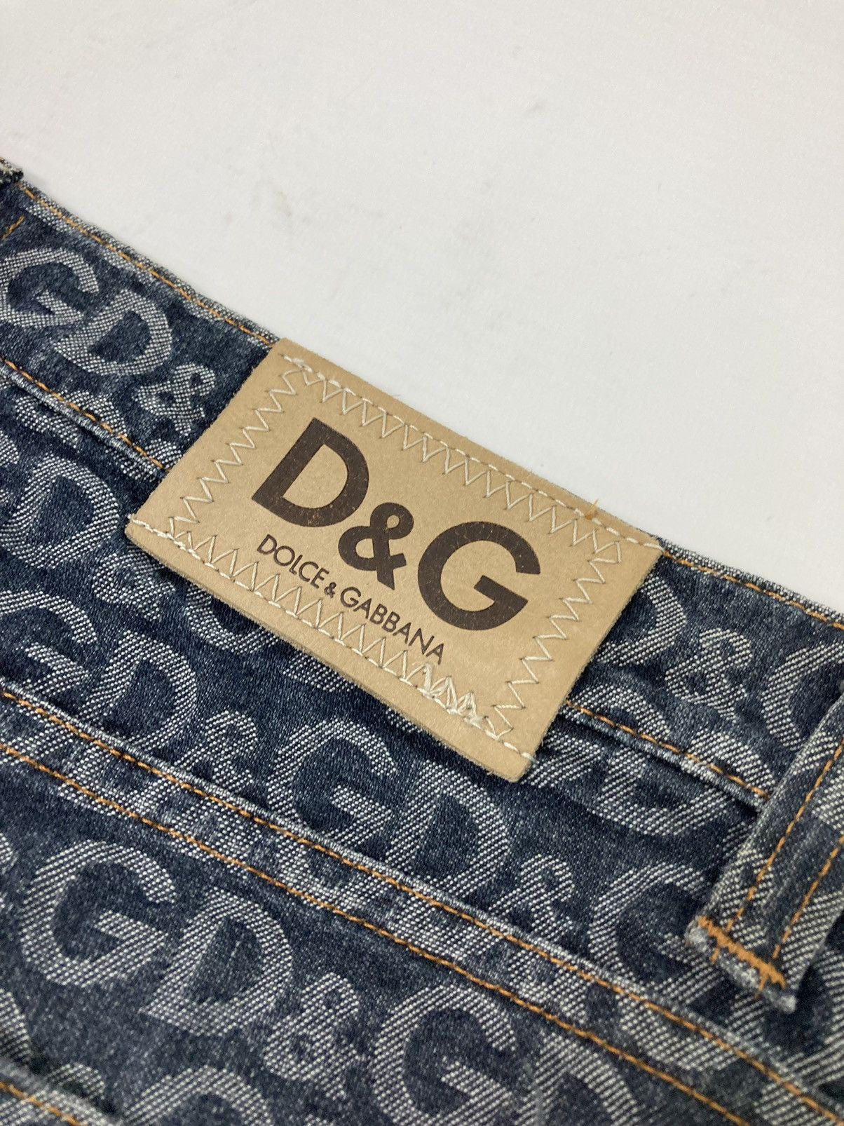 Dolce & Gabbana Vintage Dolce & Gabbana jeans monogram Size US 33 - 8 Thumbnail