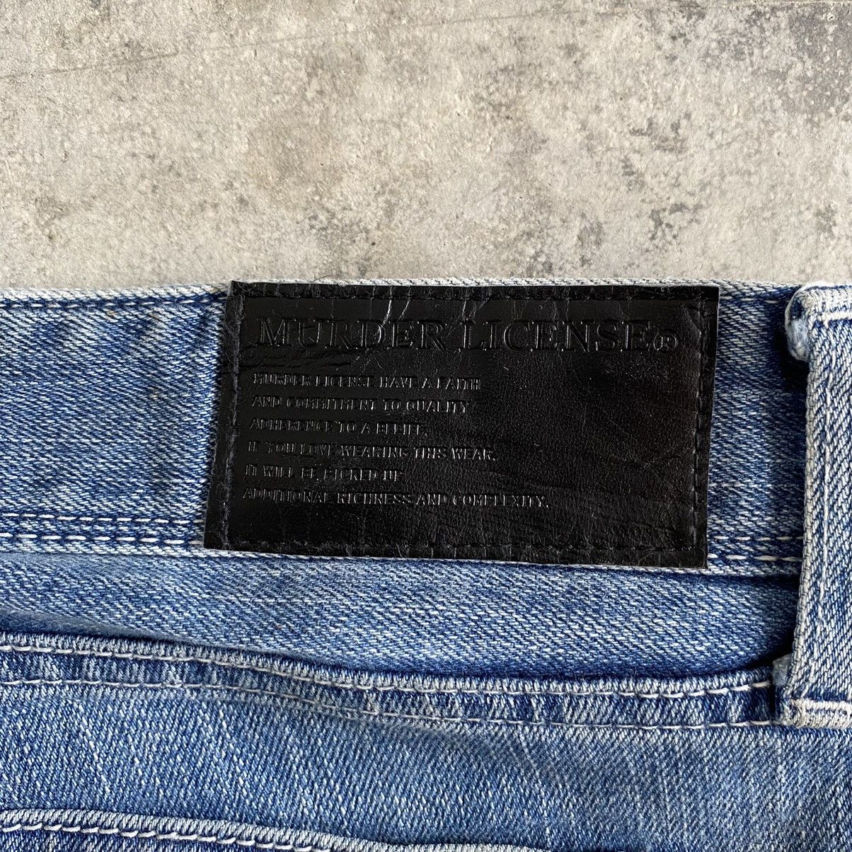 Japanese Brand × Murder License Murder License Hiroshi Fujiwara Clawmark Slim Denim Size US 30 / EU 46 - 14 Thumbnail