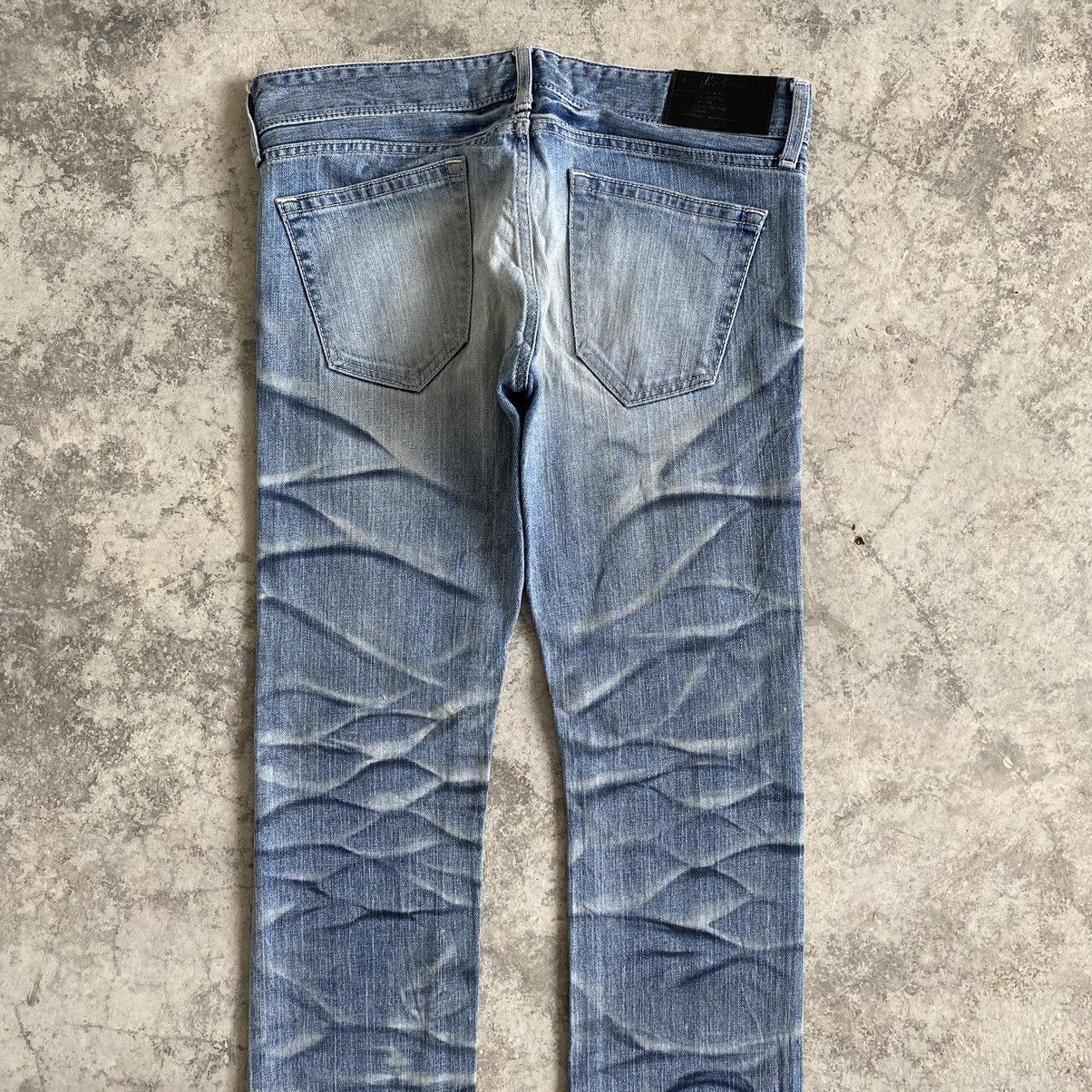 Japanese Brand × Murder License Murder License Hiroshi Fujiwara Clawmark Slim Denim Size US 30 / EU 46 - 11 Thumbnail