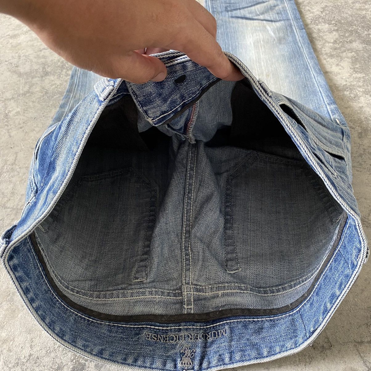 Japanese Brand × Murder License Murder License Hiroshi Fujiwara Clawmark Slim Denim Size US 30 / EU 46 - 9 Thumbnail
