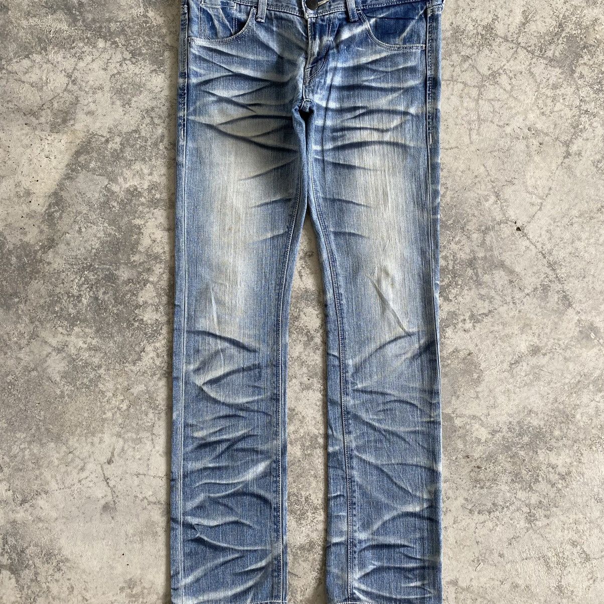 Japanese Brand × Murder License Murder License Hiroshi Fujiwara Clawmark Slim Denim Size US 30 / EU 46 - 4 Thumbnail
