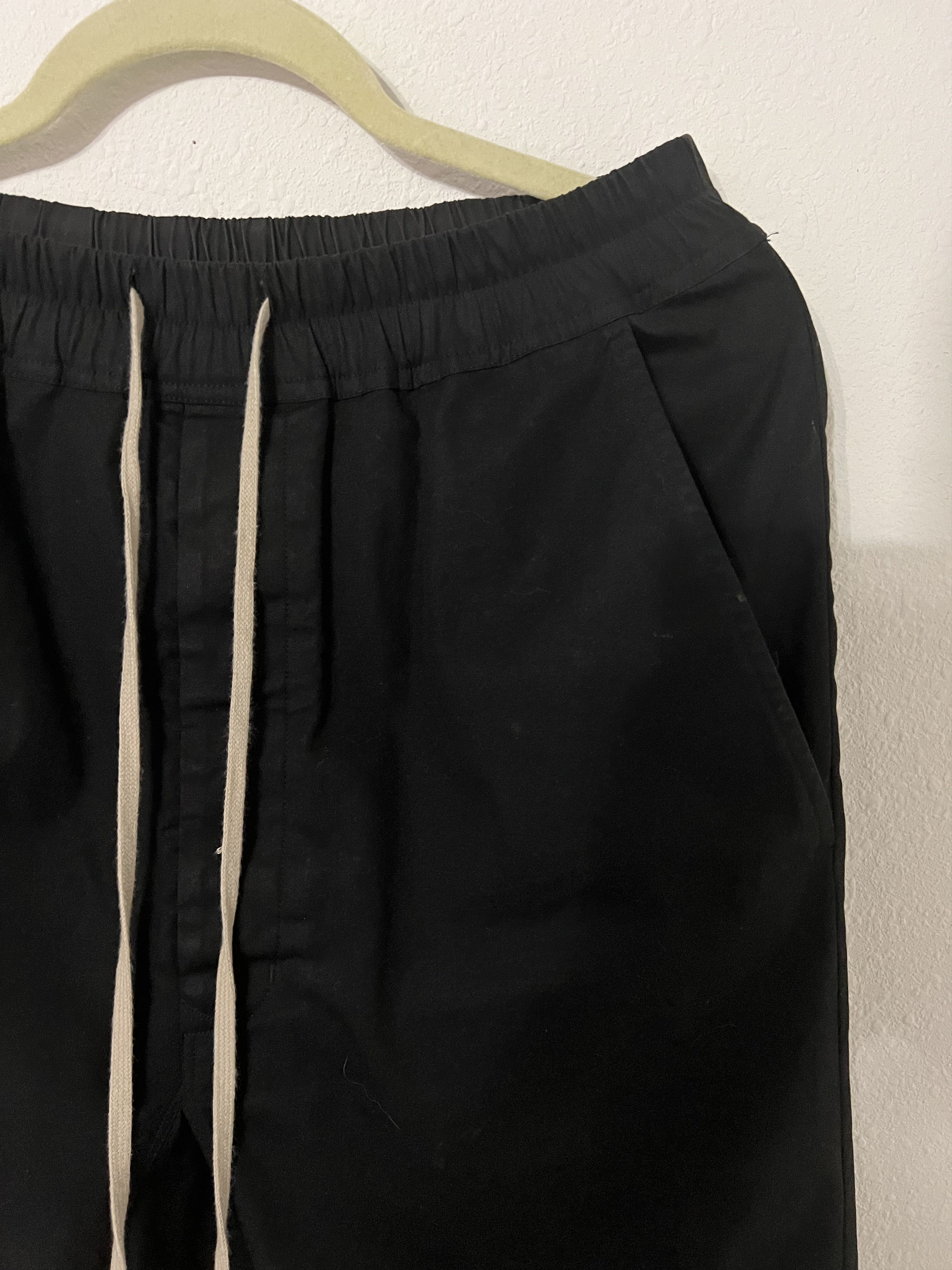 Rick Owens Black Long Drawstring Trouser Size US 30 / EU 46 - 3 Thumbnail