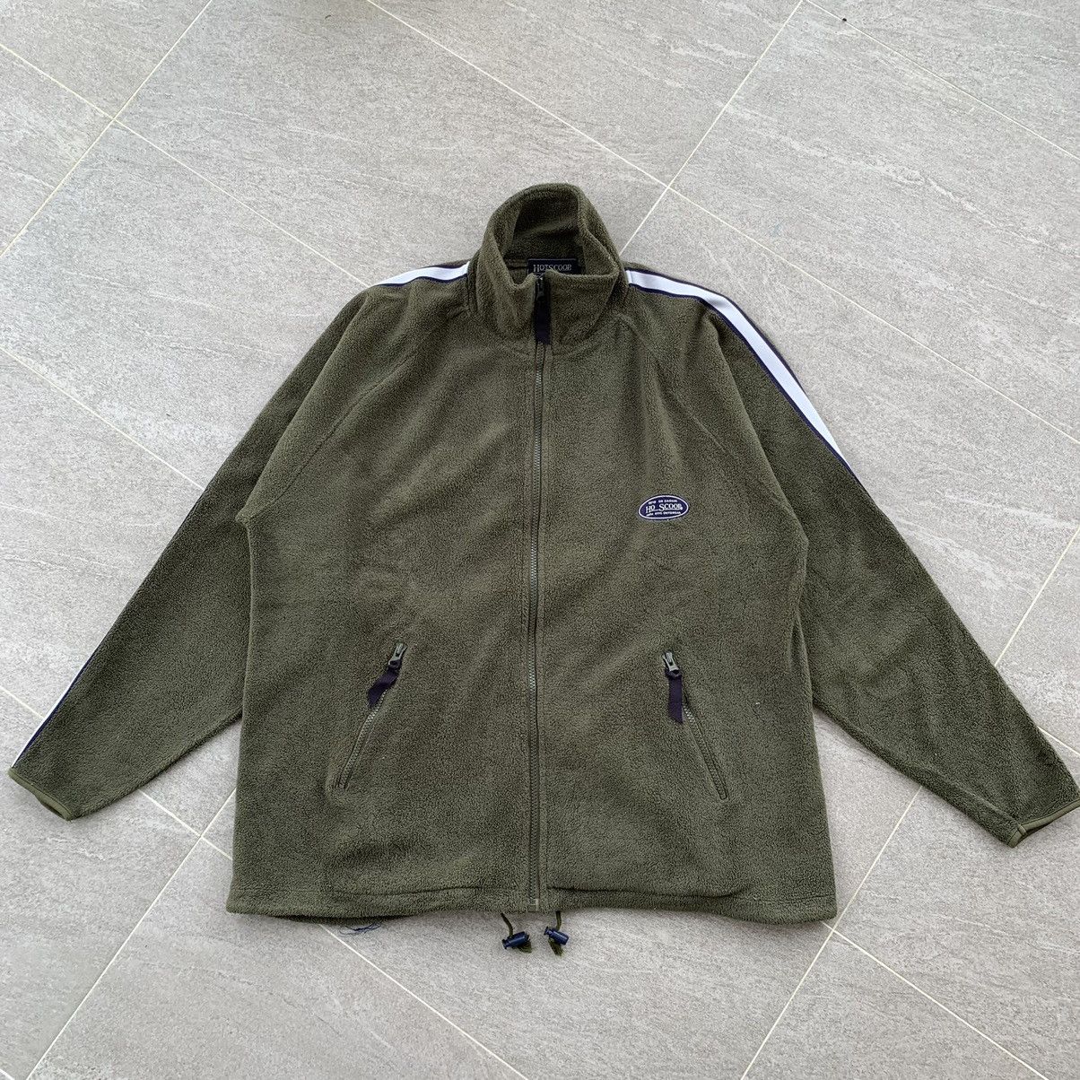 Japanese Brand HOT SCOOP fleece full-zip jacket.. small logo I Size US XXL / EU 58 / 5 - 1 Thumbnail