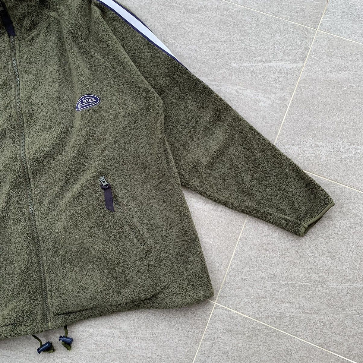 Japanese Brand HOT SCOOP fleece full-zip jacket.. small logo I Size US XXL / EU 58 / 5 - 3 Thumbnail