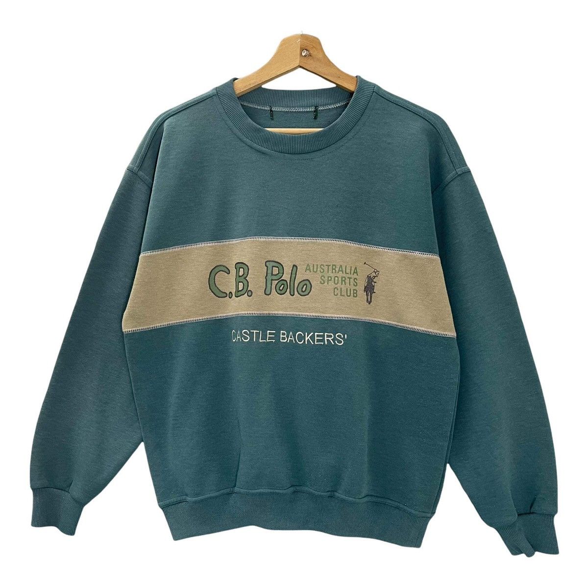 Vintage 90s Castle Backers Australia Sports Crewneck Sweatshirt Size US M / EU 48-50 / 2 - 3 Thumbnail