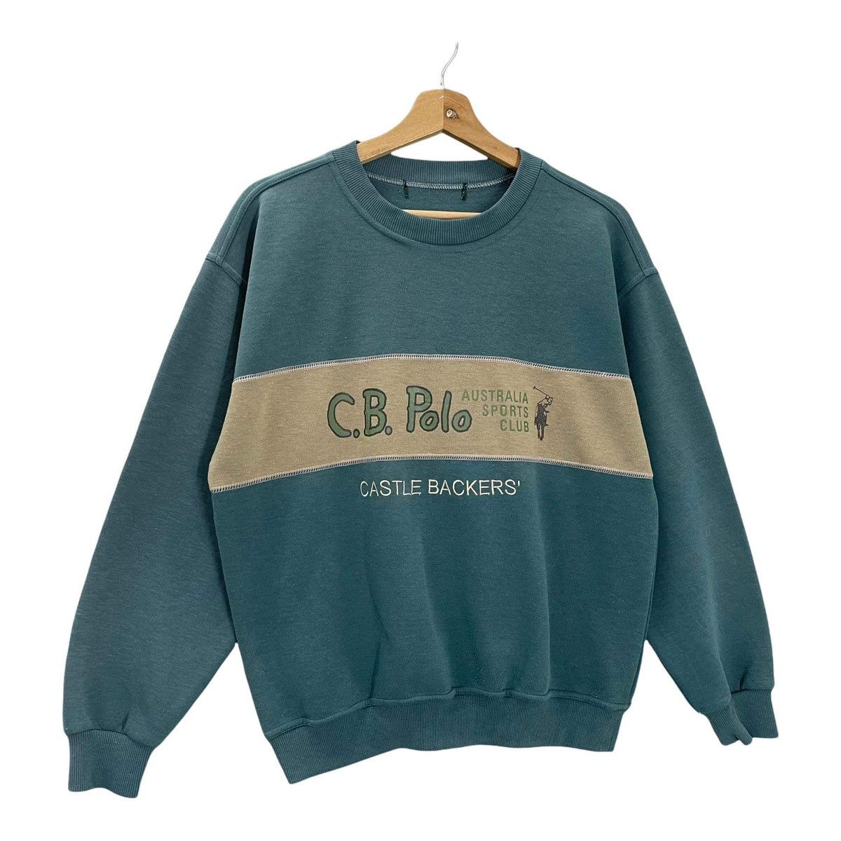 Vintage 90s Castle Backers Australia Sports Crewneck Sweatshirt Size US M / EU 48-50 / 2 - 2 Thumbnail