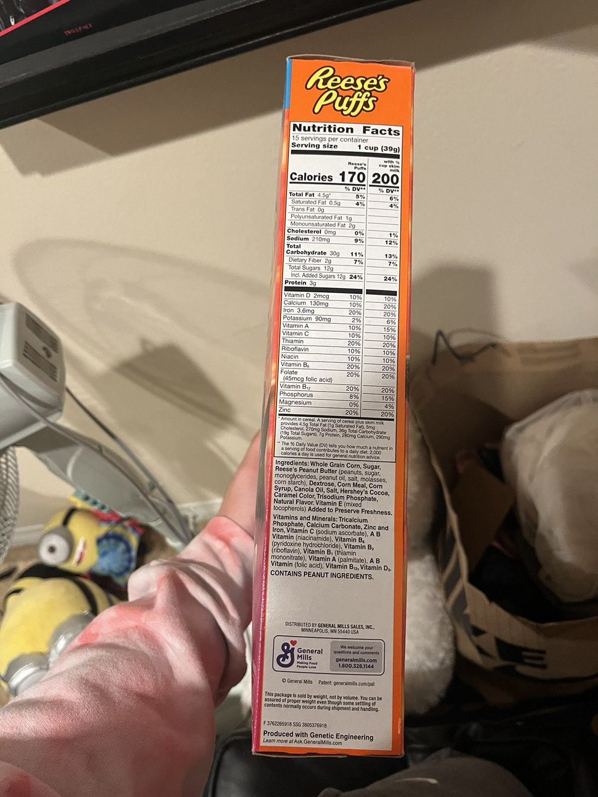 Travis Scott Travis Scott Reese’s Puffs Cereal Box Size ONE SIZE - 5 Thumbnail