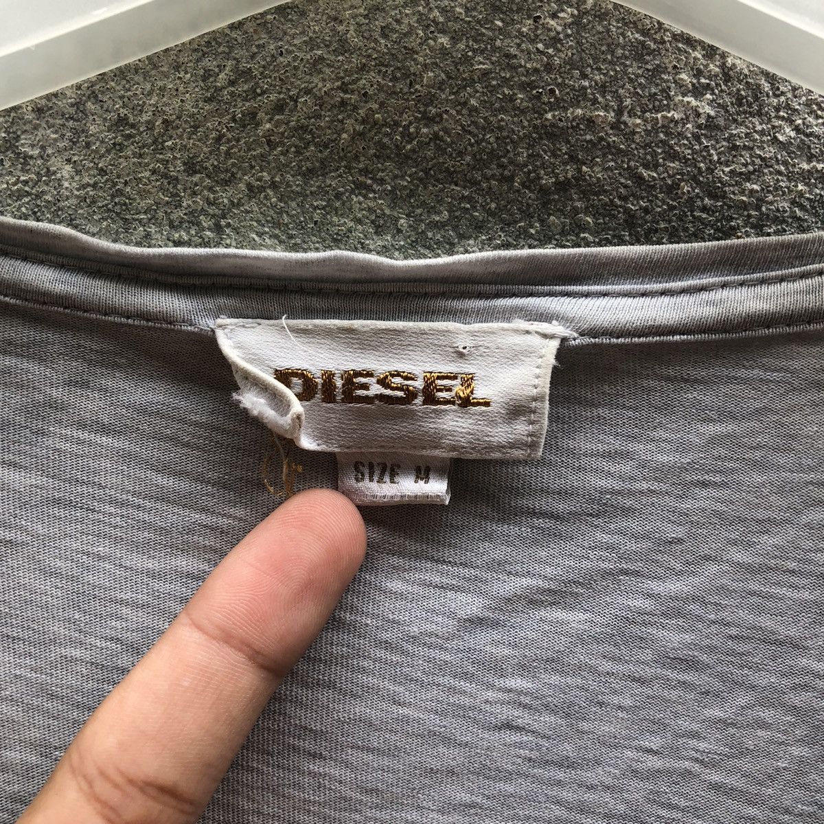 Diesel Vintage Diesel Long Tshirt v neck Size M / US 6-8 / IT 42-44 - 5 Thumbnail
