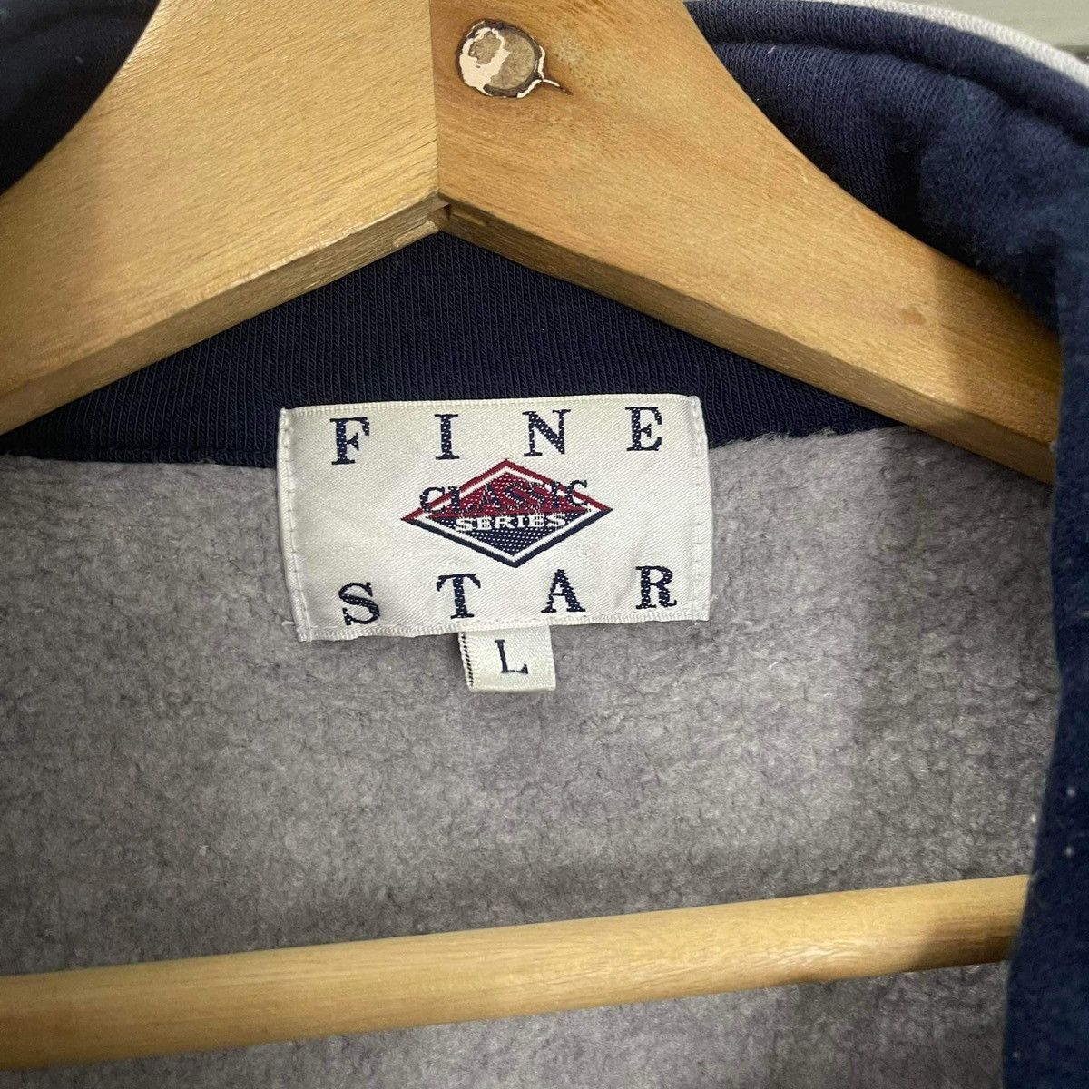 Vintage 90s Vintage Sports Style Fine Star Halfzip Sweatshirt Size M Size US M / EU 48-50 / 2 - 8 Thumbnail
