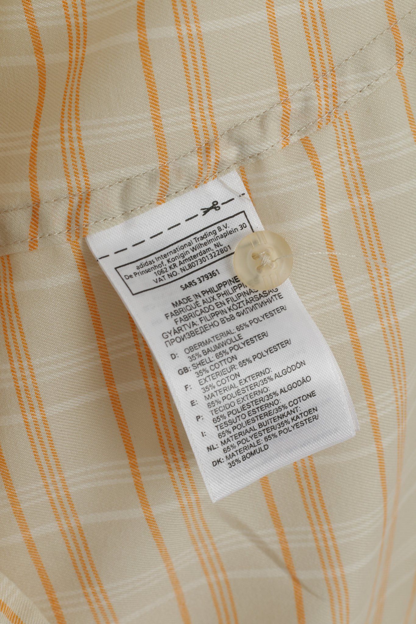 Adidas Adidas Men L Casual Shirt Beige Pockets Trekking 7138 Size US L / EU 52-54 / 3 - 6 Thumbnail