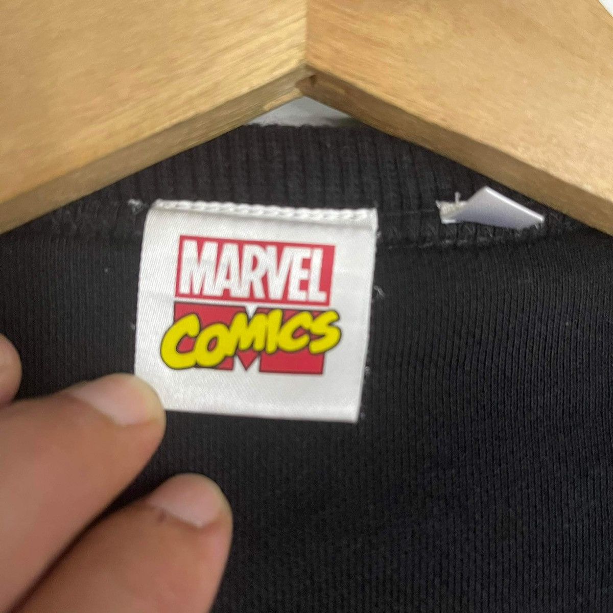 Japanese Brand Marvel Spellout Logo Crewneck Sweatshirt Size M Size US M / EU 48-50 / 2 - 8 Thumbnail