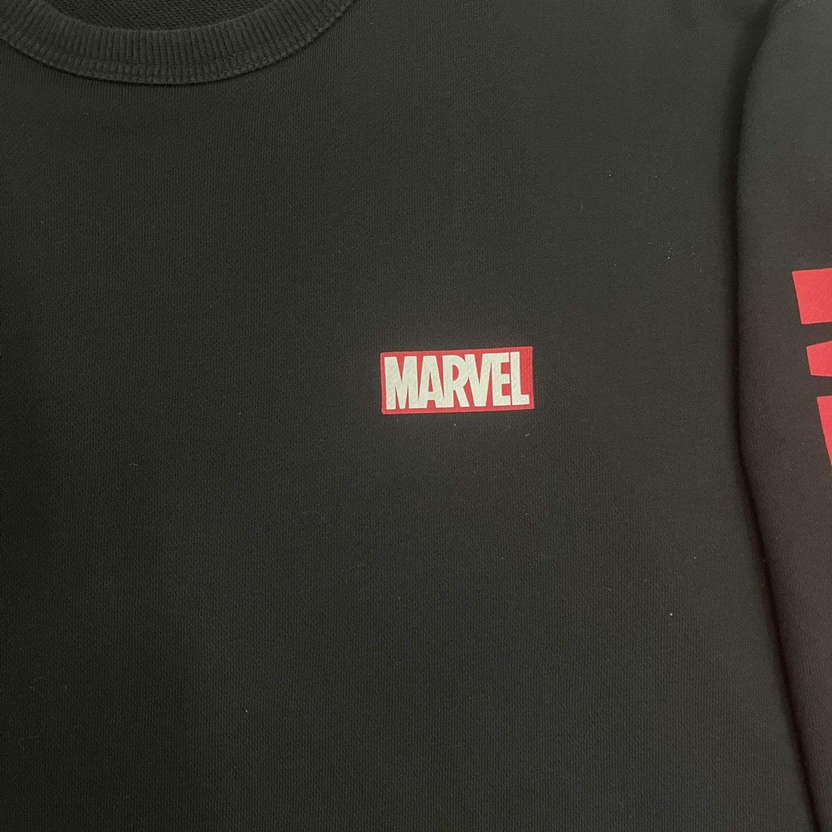 Japanese Brand Marvel Spellout Logo Crewneck Sweatshirt Size M Size US M / EU 48-50 / 2 - 5 Thumbnail