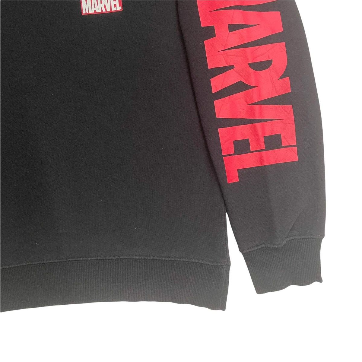 Japanese Brand Marvel Spellout Logo Crewneck Sweatshirt Size M Size US M / EU 48-50 / 2 - 6 Thumbnail
