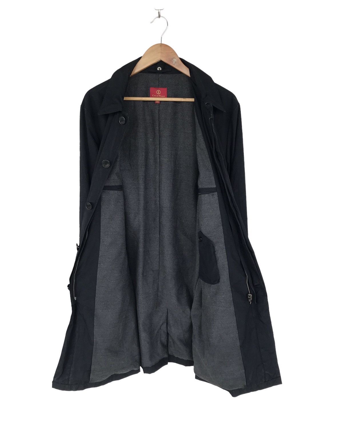 Cole Haan Cole Haan Black Trench Coat Winter Jacket Size US M / EU 48-50 / 2 - 3 Thumbnail