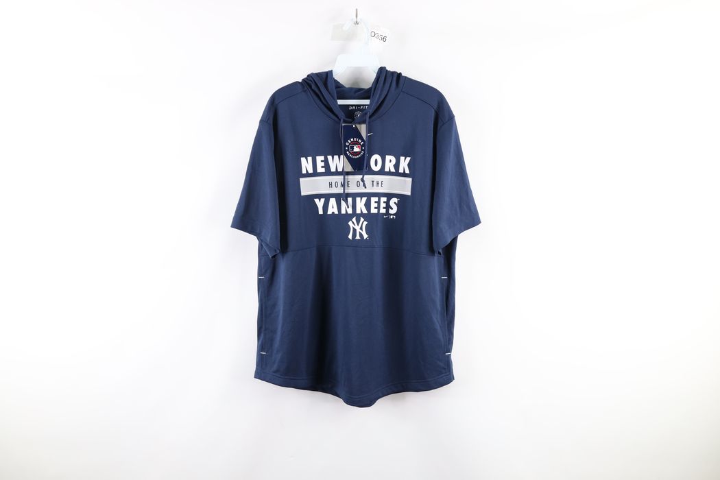 Nike New Nike New York Yankee Lightweight Short Sleeve Hoodie | Grailed