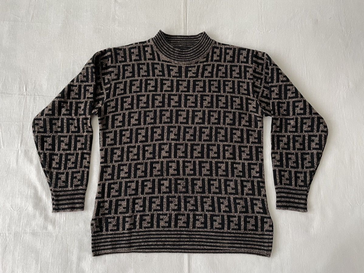 Other Vintage FF Monogram Wool Sweater Size US S / EU 44-46 / 1 - 6 Thumbnail