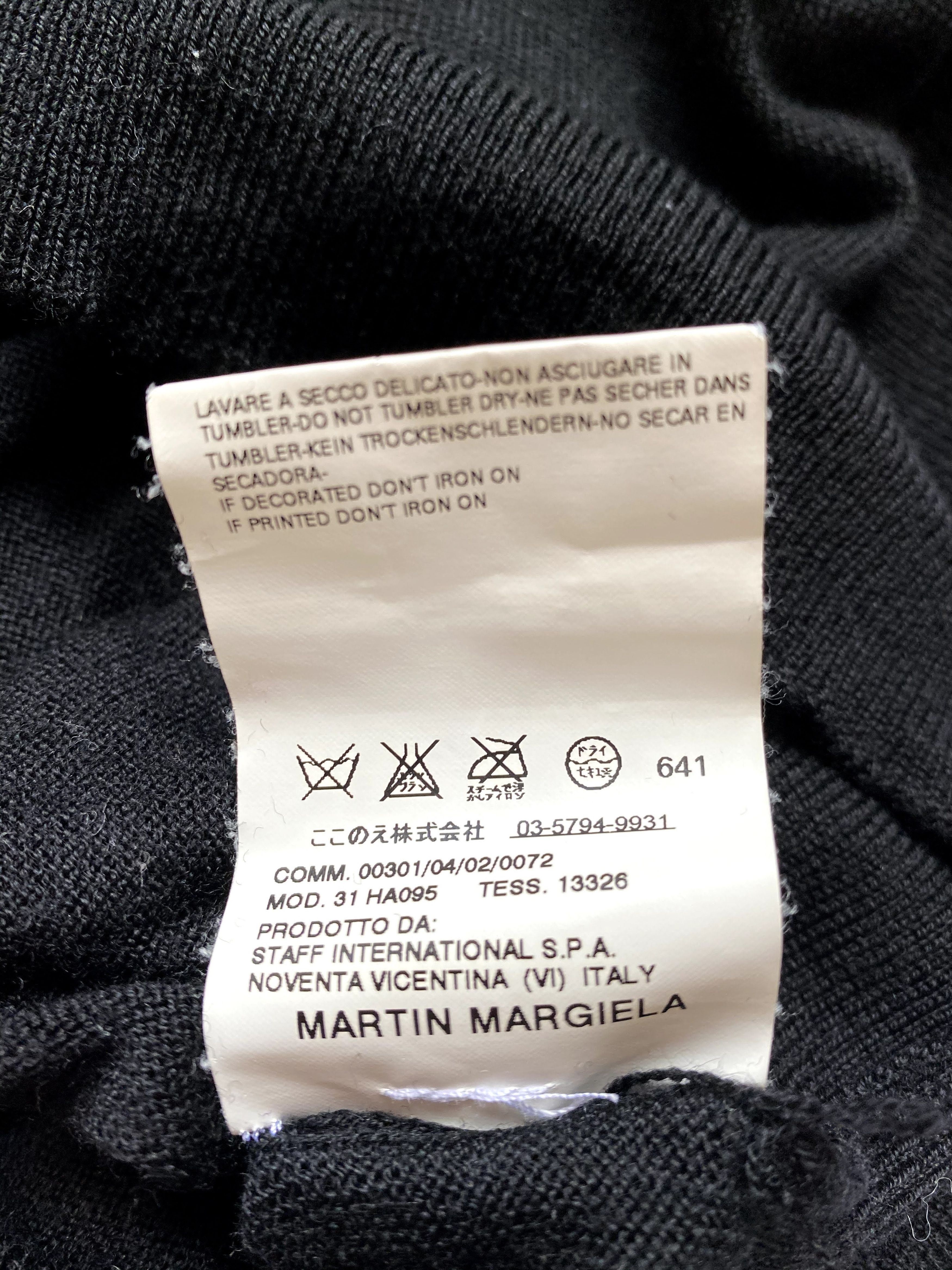 Maison Margiela ⚡️QUICK SALE⚡️2007 Martin Margiela Black Sleeveless Sweater Size US S / EU 44-46 / 1 - 5 Thumbnail
