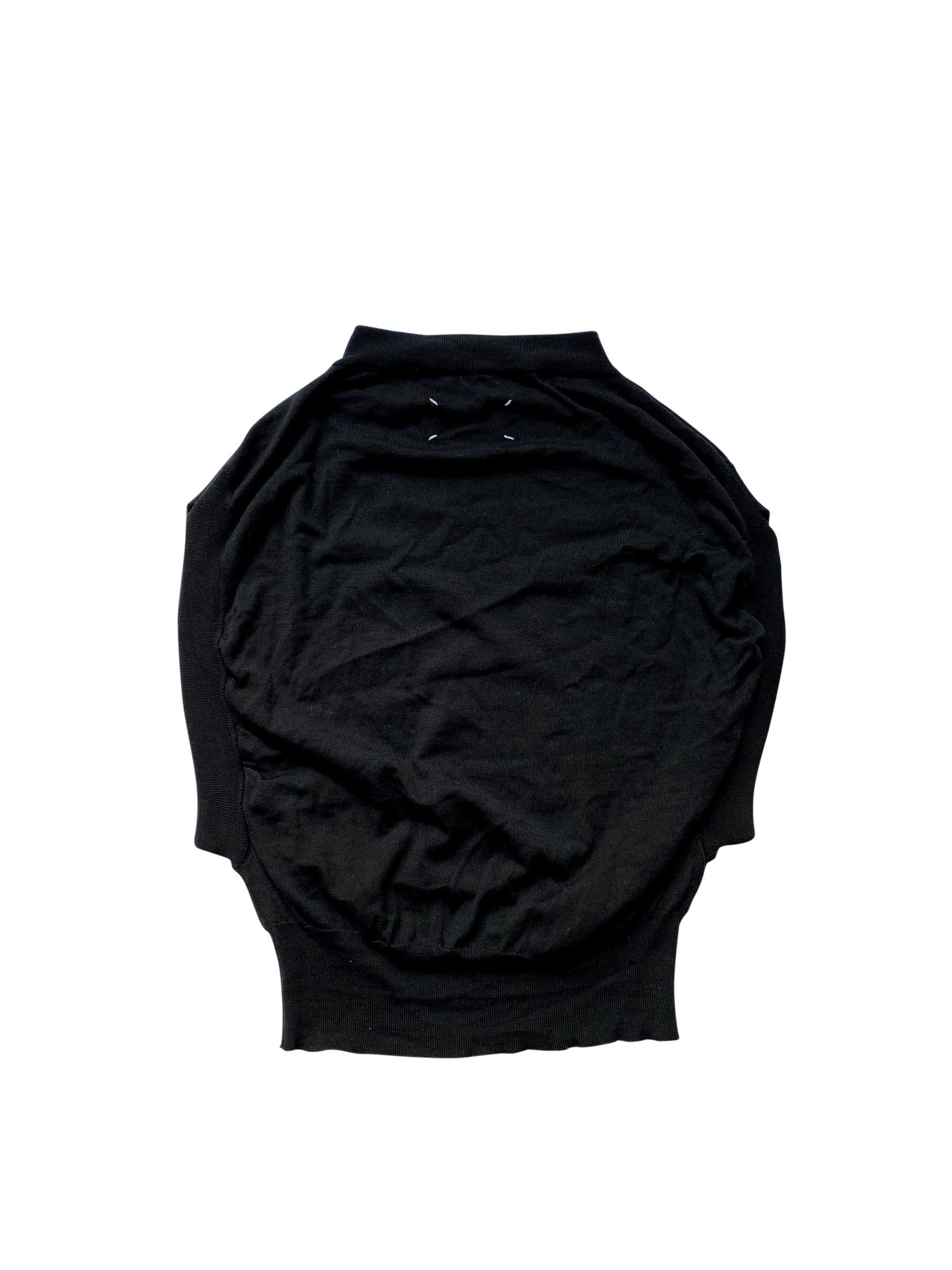 Maison Margiela ⚡️QUICK SALE⚡️2007 Martin Margiela Black Sleeveless Sweater Size US S / EU 44-46 / 1 - 2 Thumbnail
