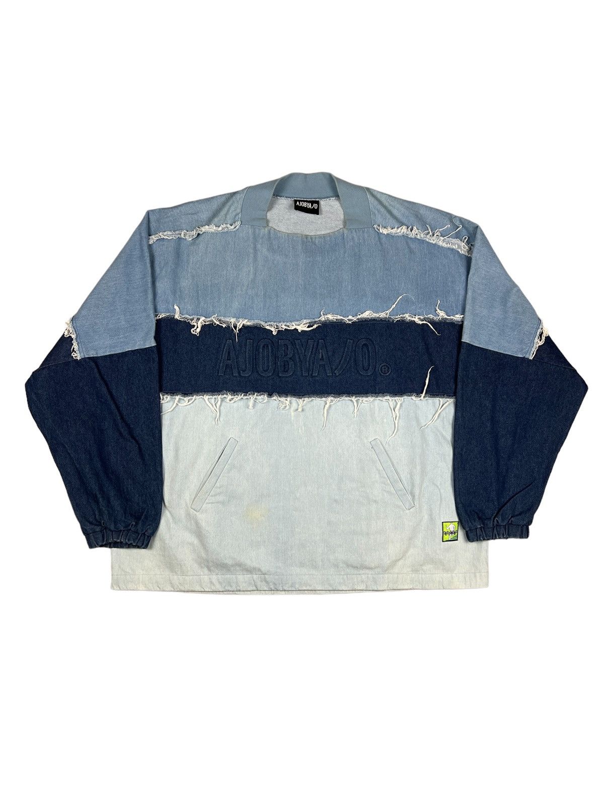 Japanese Brand Ajobyajo Oversized Rebuild Distressed Pullover Size US XL / EU 56 / 4 - 1 Thumbnail