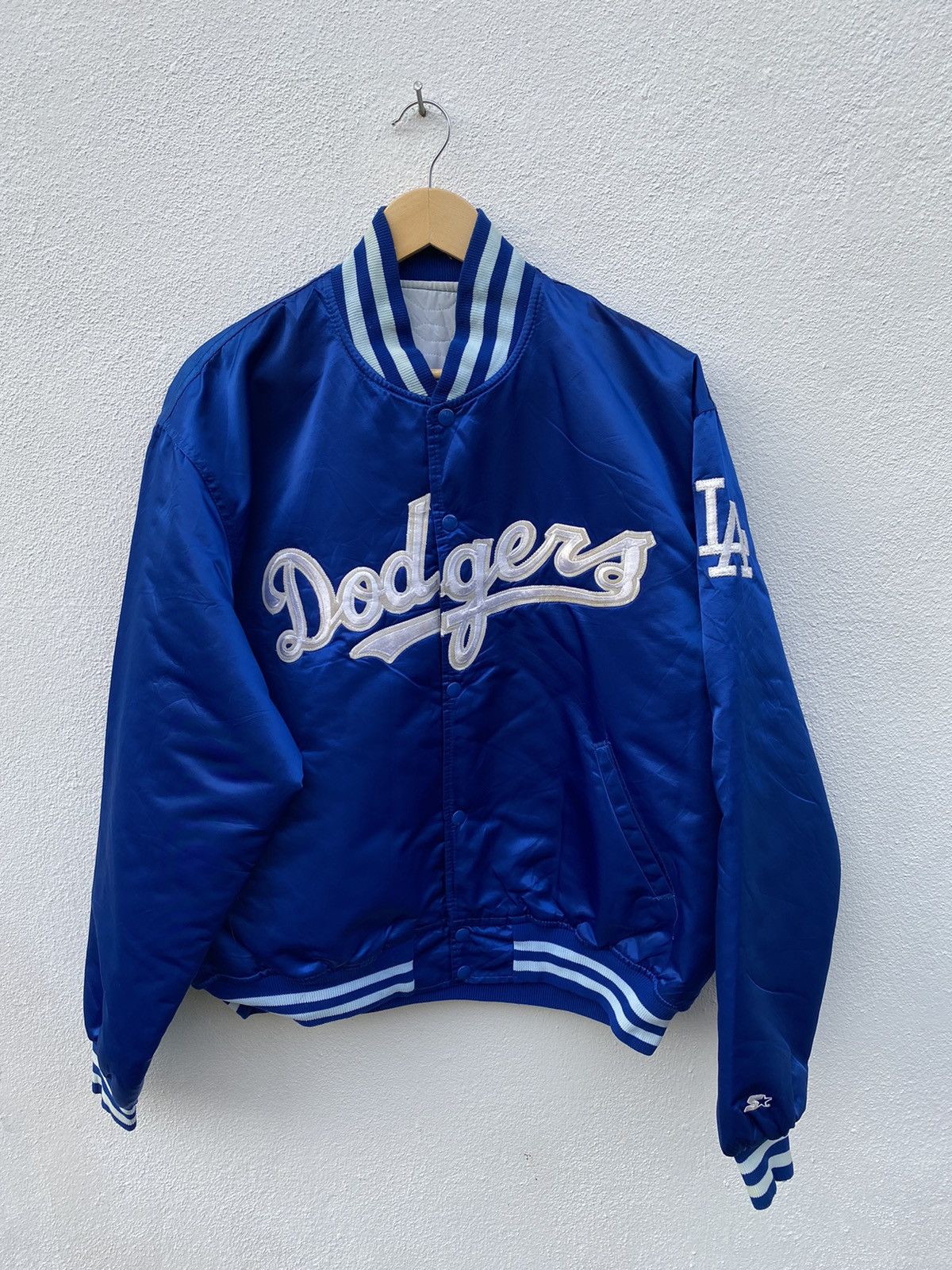 MLB Vintage starter La Dodgers satin bomber jacket Size US XL / EU 56 / 4 - 1 Thumbnail