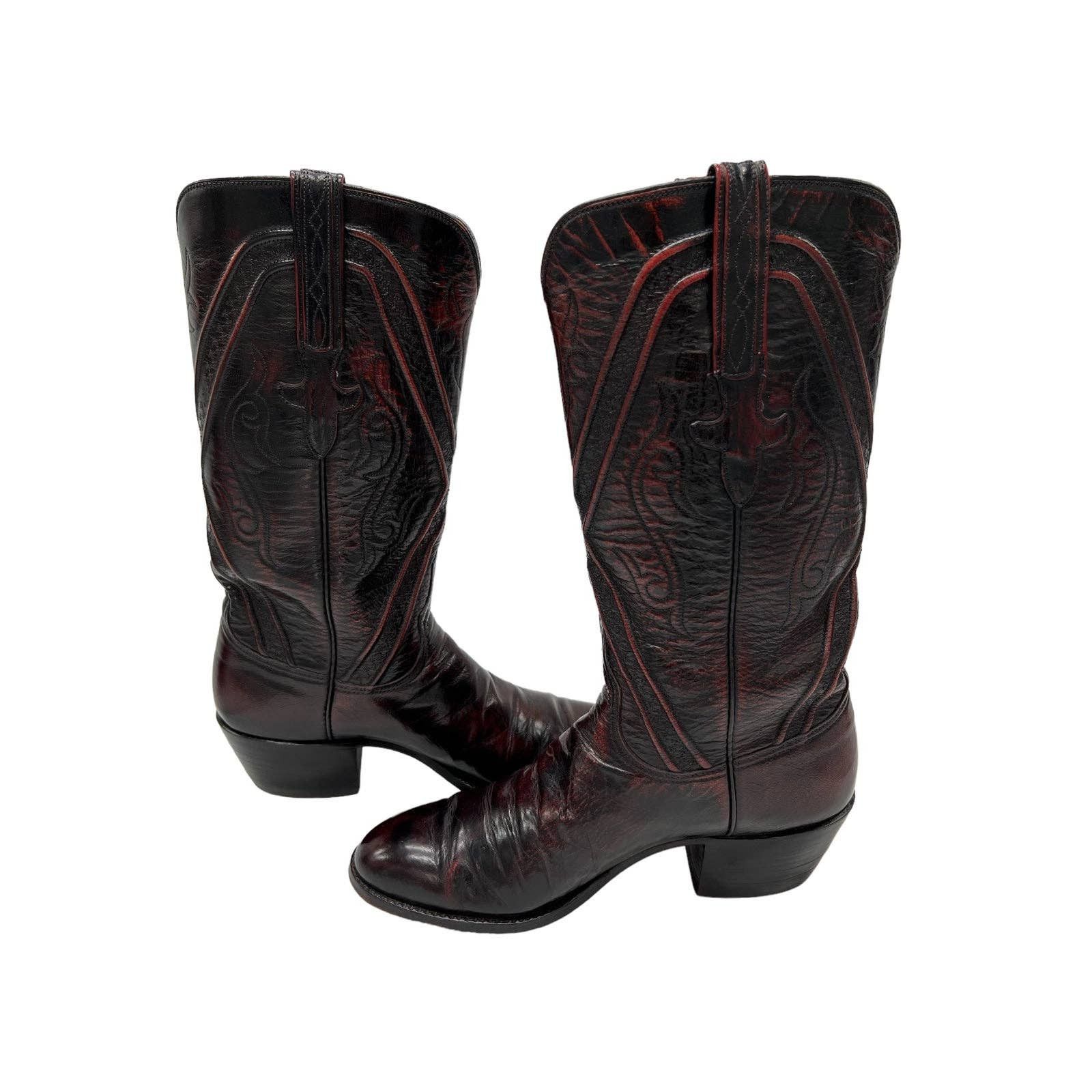 Lucchese Lucchese Vintage Woman’s Cowgirl Boots Size 8B 1L225 Cherry Size US 8 / IT 38 - 3 Thumbnail