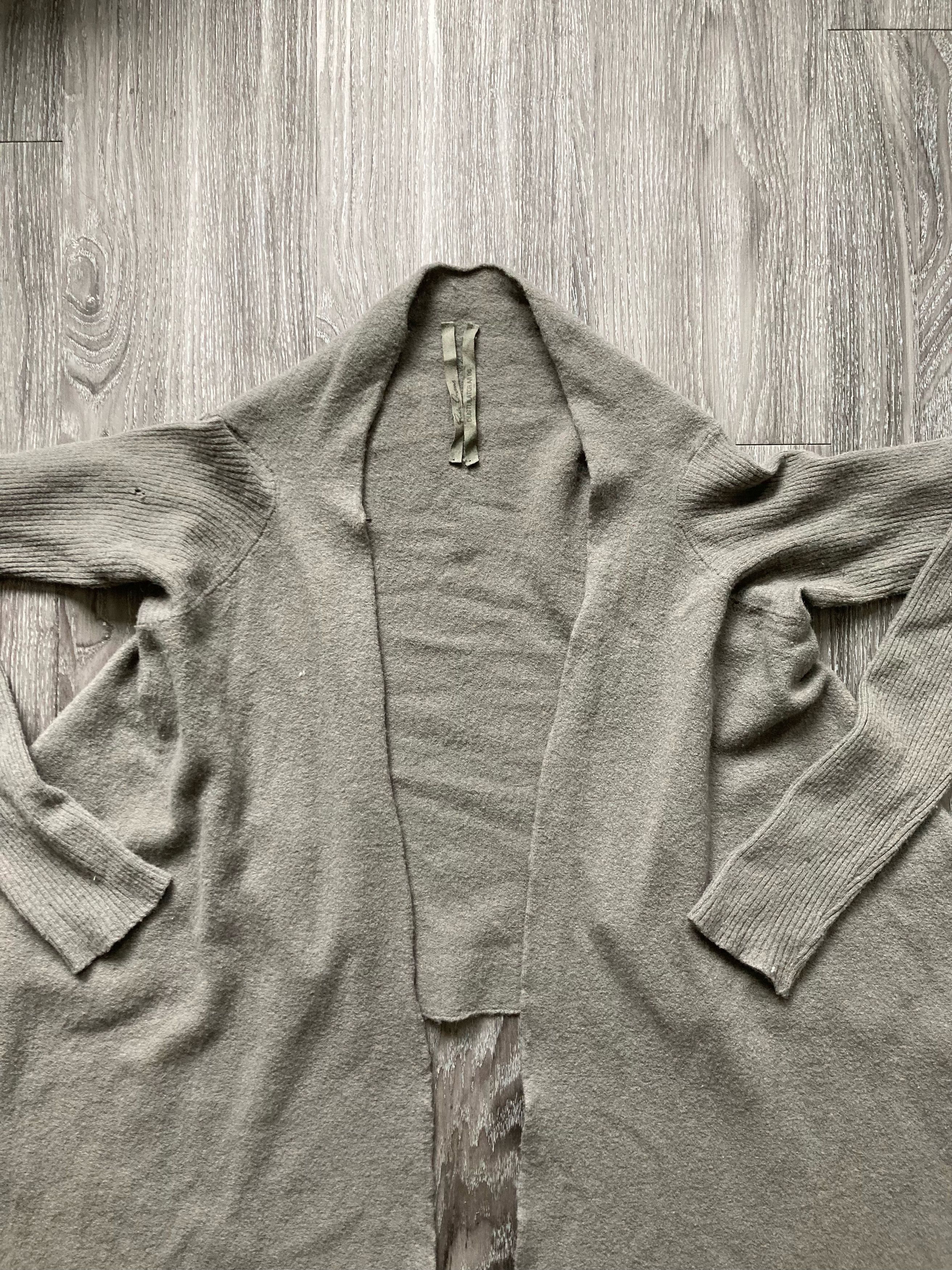 Rick Owens FW08 Rick Owens Wool Dustulator Cardigan Size US S / EU 44-46 / 1 - 1 Thumbnail
