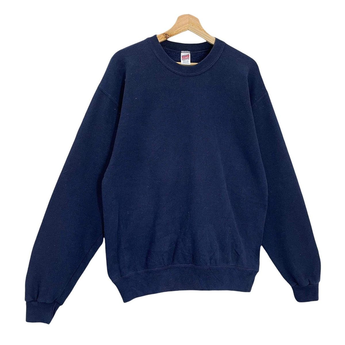 Vintage Vintage 90’s Soffe Sweat Plain Crewneck Sweatshirt Size US M / EU 48-50 / 2 - 2 Thumbnail