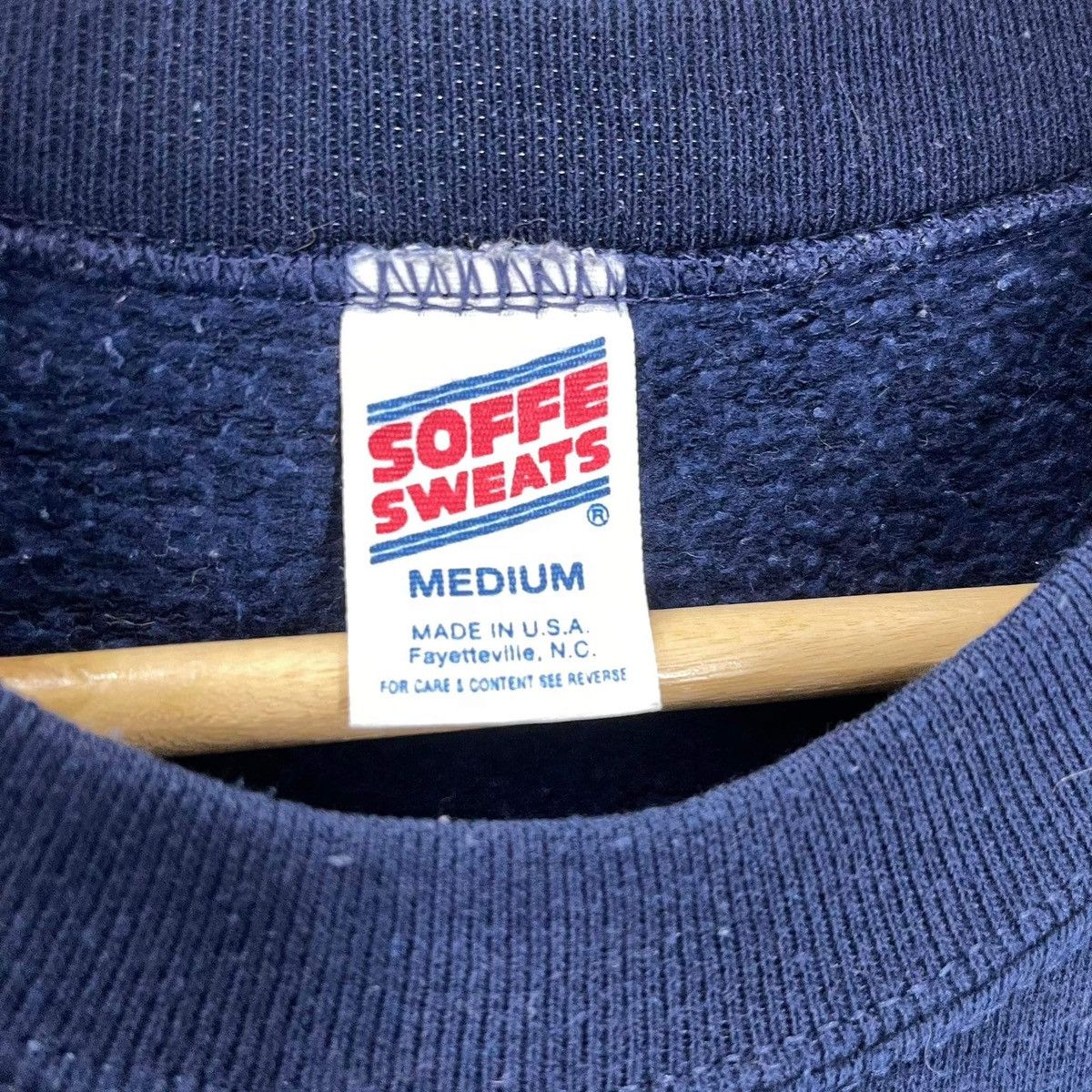 Vintage Vintage 90’s Soffe Sweat Plain Crewneck Sweatshirt Size US M / EU 48-50 / 2 - 7 Thumbnail