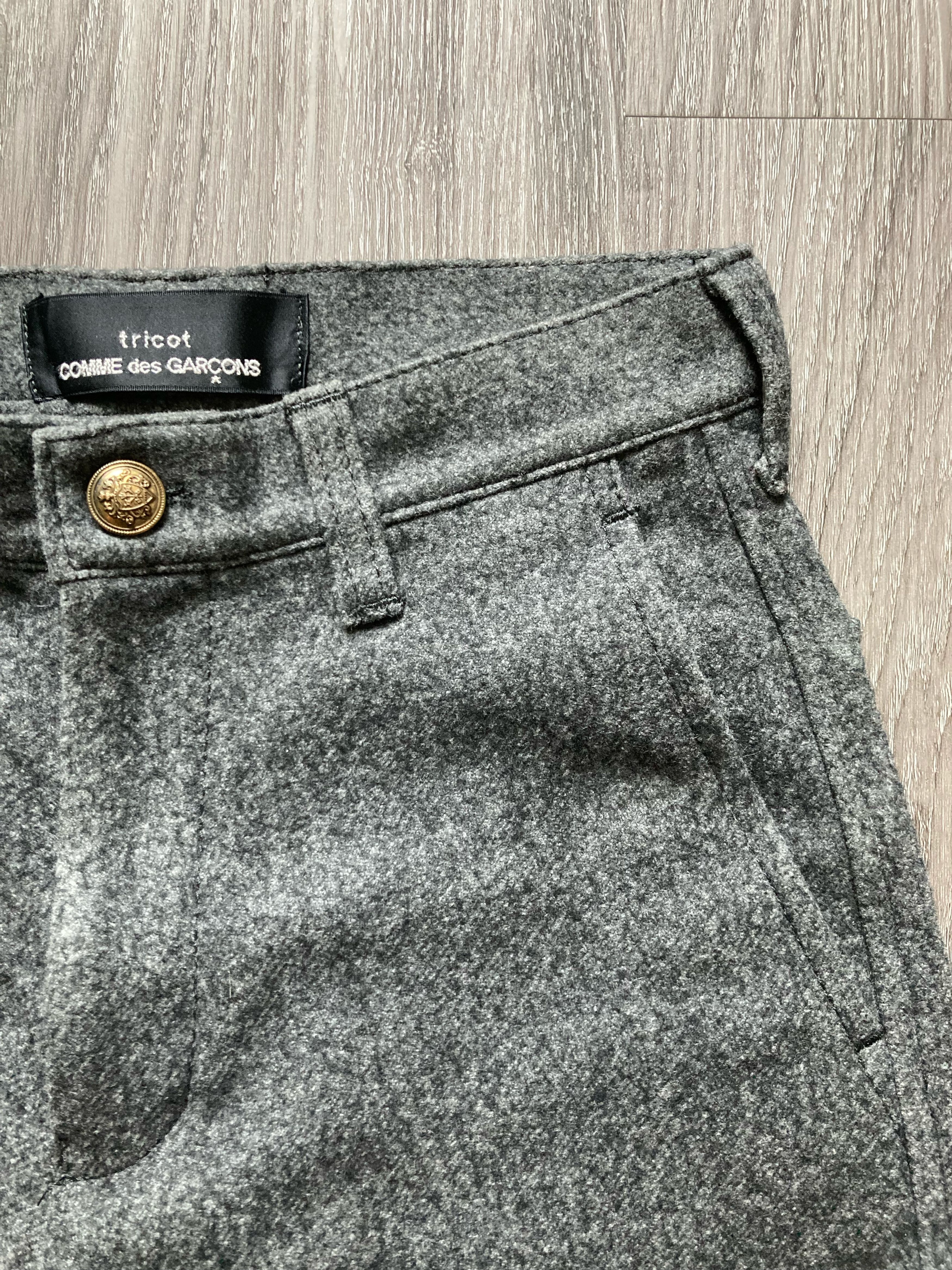 Comme des Garcons AD11 Comme des Garcons Tricot Boiled Wool Shorts Size US 26 / EU 42 - 2 Thumbnail