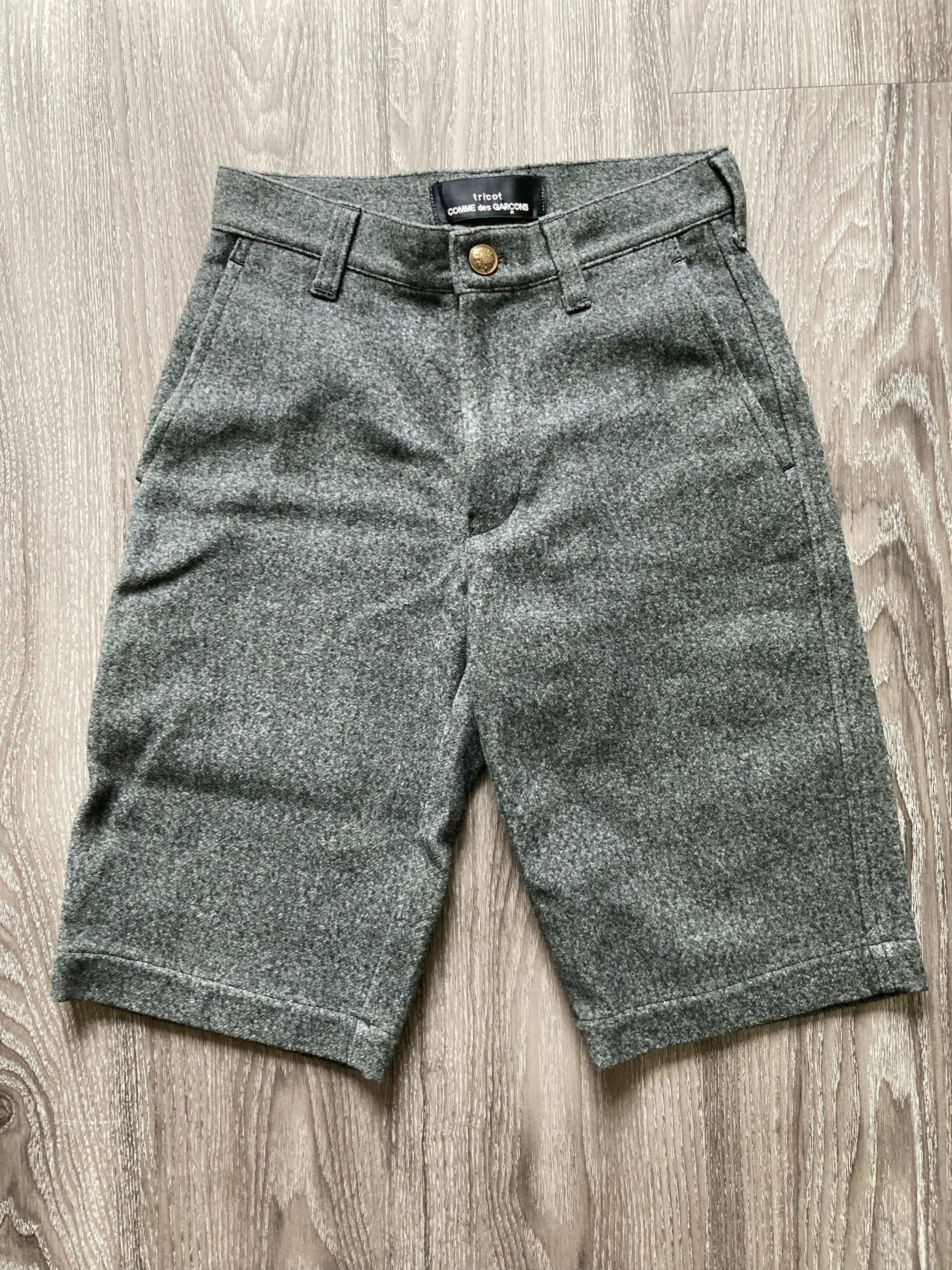 Comme des Garcons AD11 Comme des Garcons Tricot Boiled Wool Shorts Size US 26 / EU 42 - 1 Thumbnail
