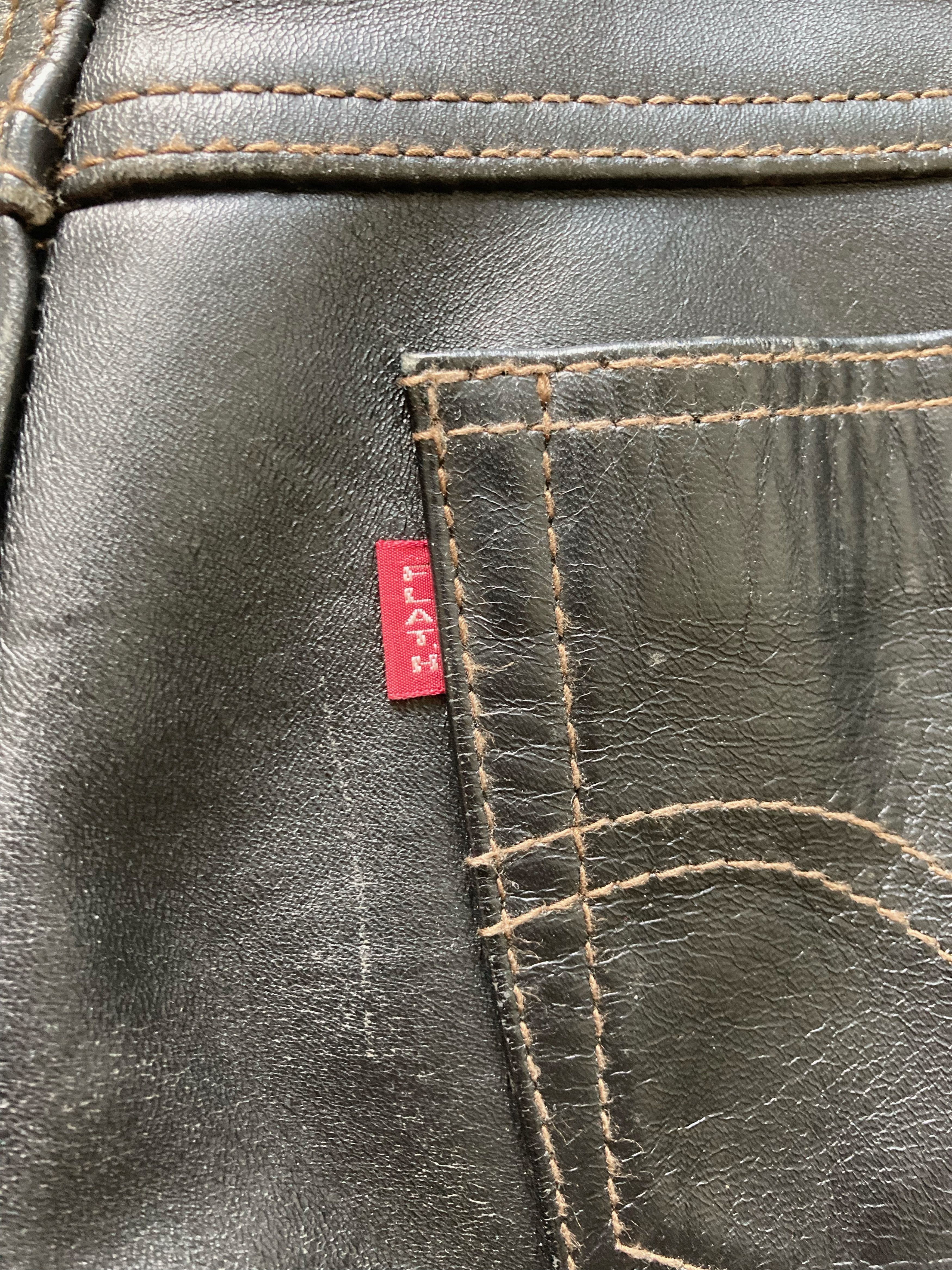 The Flat Head The Flat Head Horse Leather Bootcut Pants Size US 28 / EU 44 - 7 Thumbnail