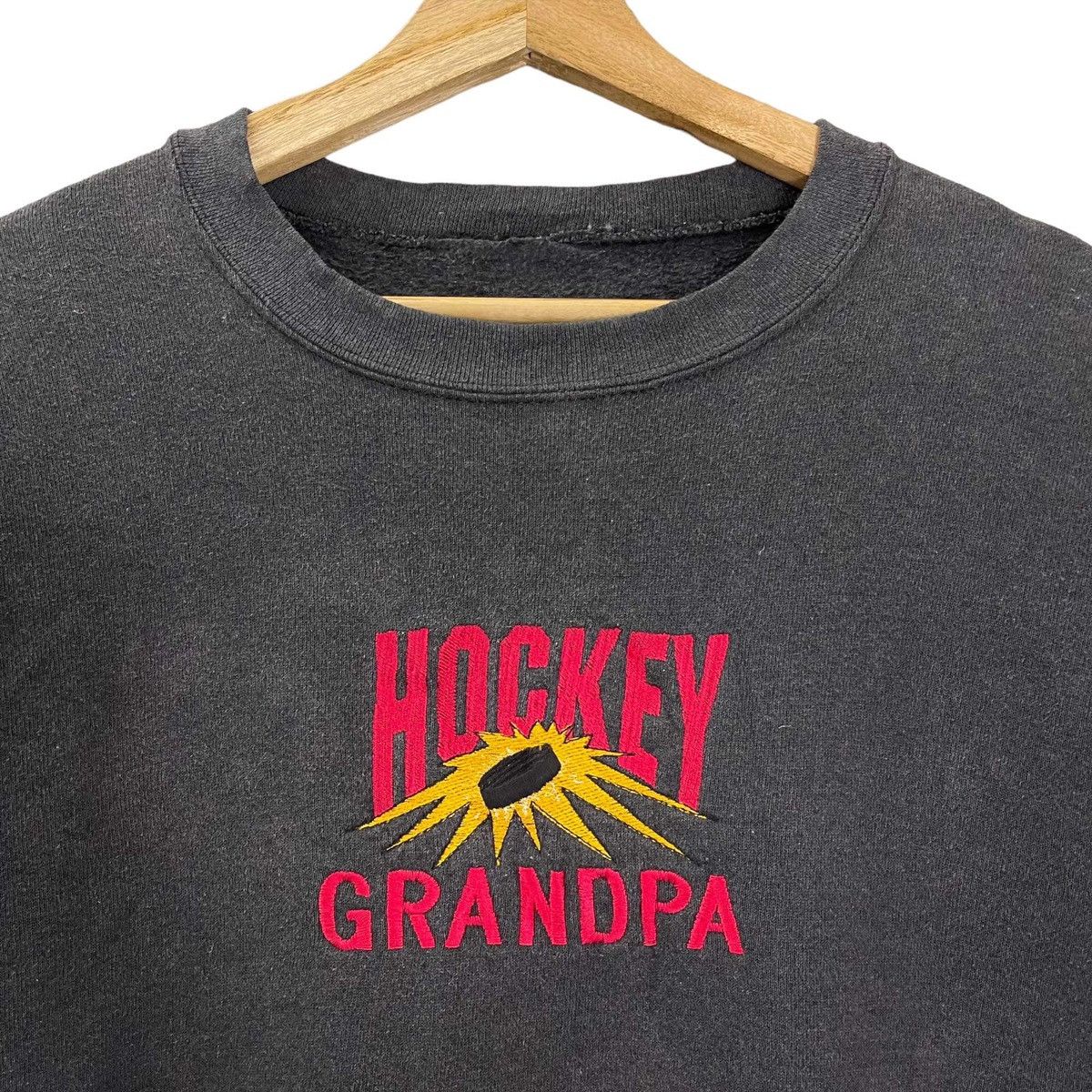 NHL Vintage 90s Hockey Grandpa Crewneck Sweatshirt Size L Size US L / EU 52-54 / 3 - 4 Thumbnail
