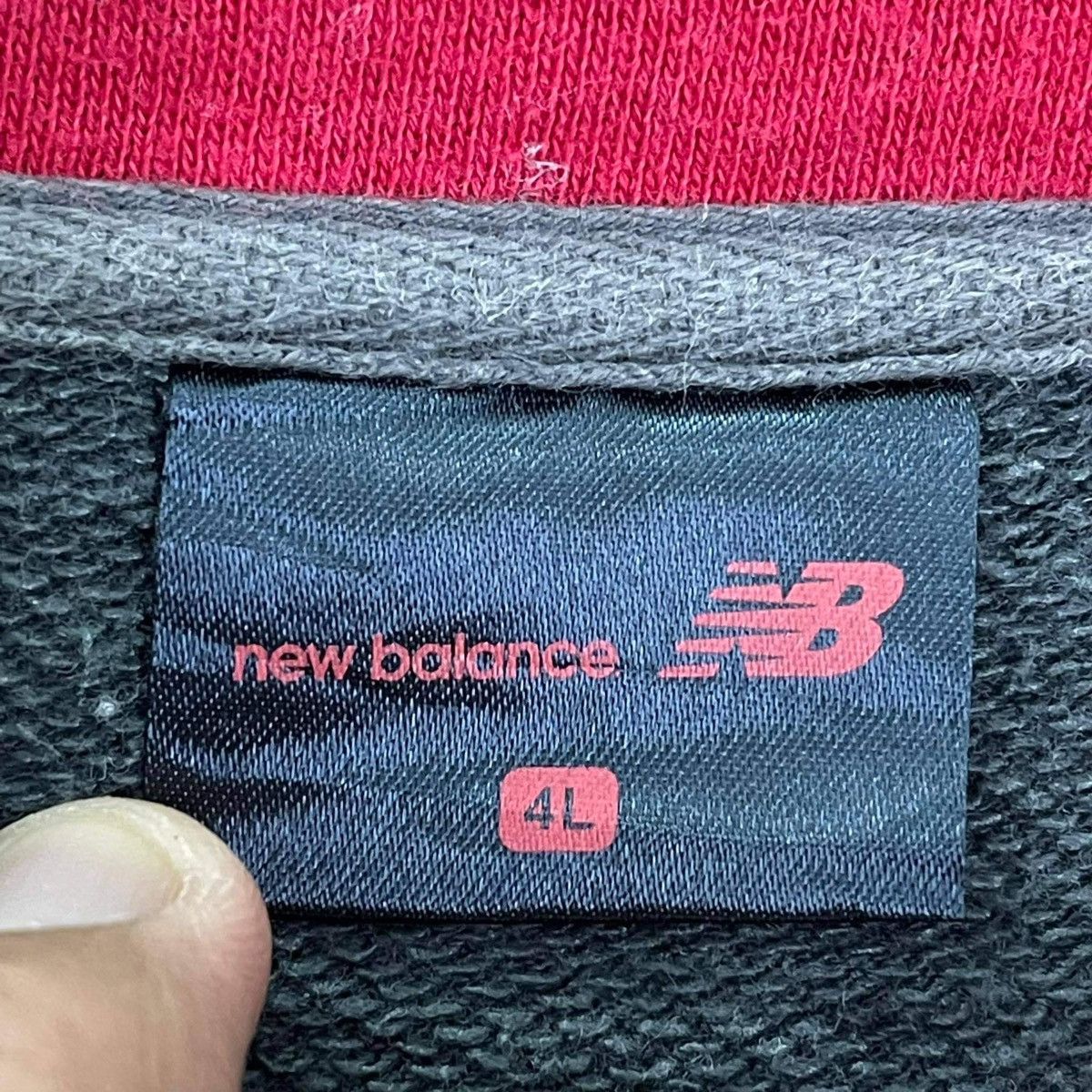 New Balance Vintage New Balance Big Logo Pullover Halfzip Sweatshirt Size US XL / EU 56 / 4 - 6 Thumbnail
