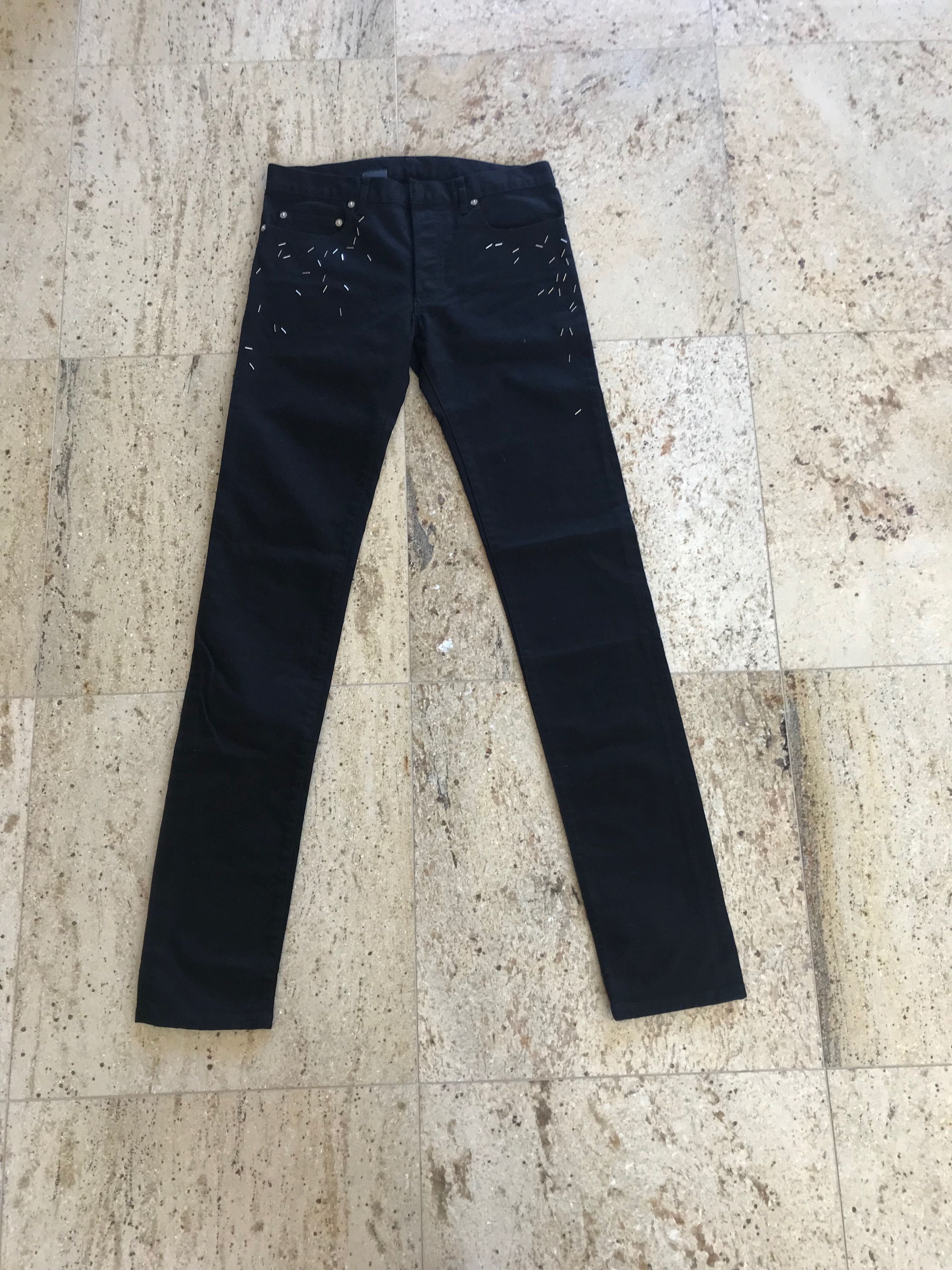 image of Dior 29-30-31 / Black Denim With Staple Insert, Men's