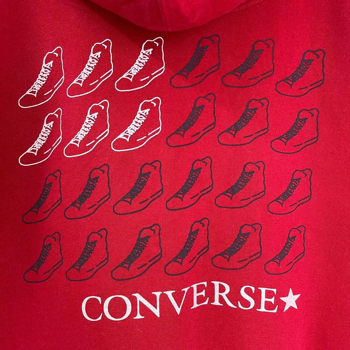 Converse Vintage Converse Big Logo Zipper Hoodiee Size L Size US L / EU 52-54 / 3 - 4 Thumbnail