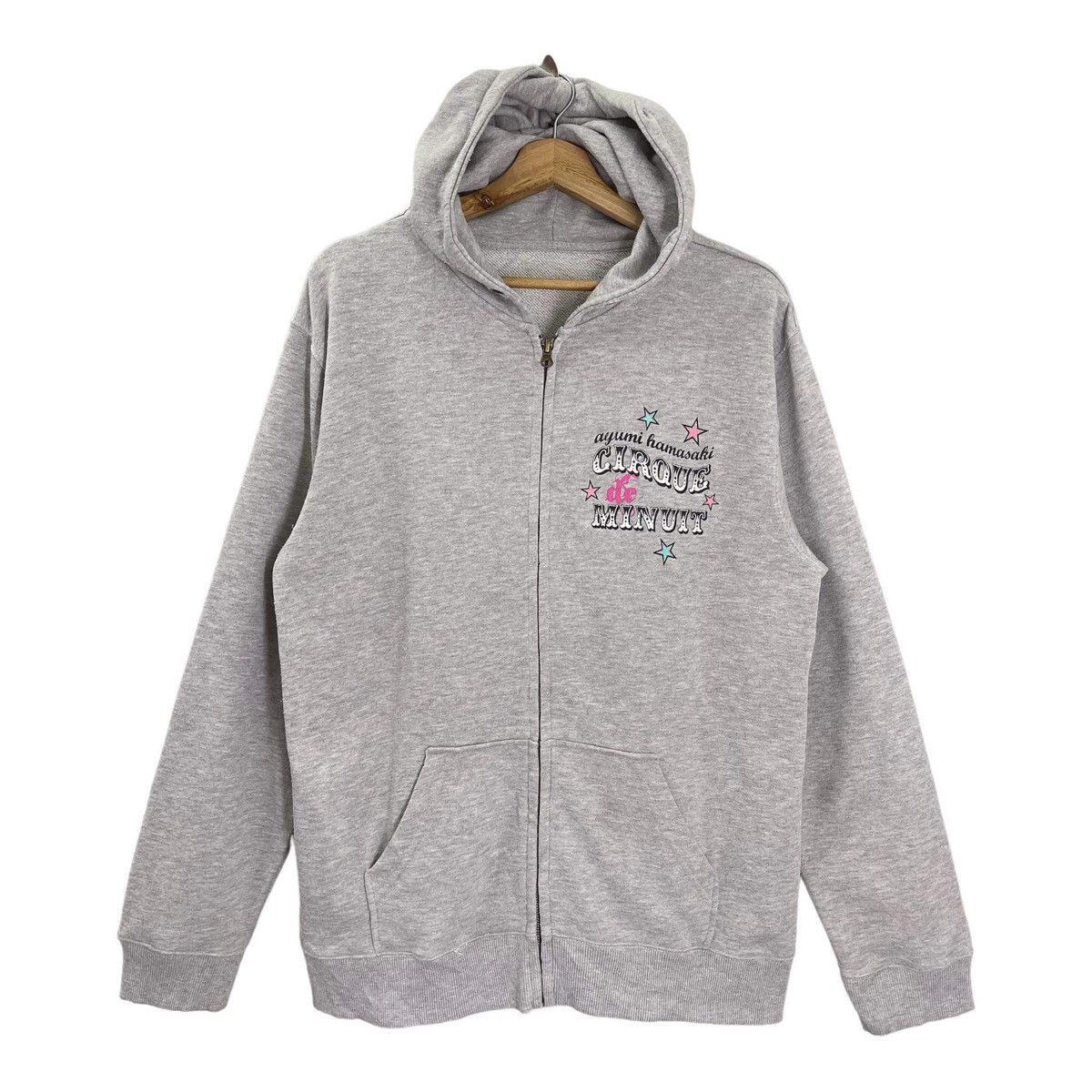 Japanese Brand Ayumi Hamasaki Cirque Minuit Big Logo Zipper Hoodies Size M Size US M / EU 48-50 / 2 - 6 Thumbnail