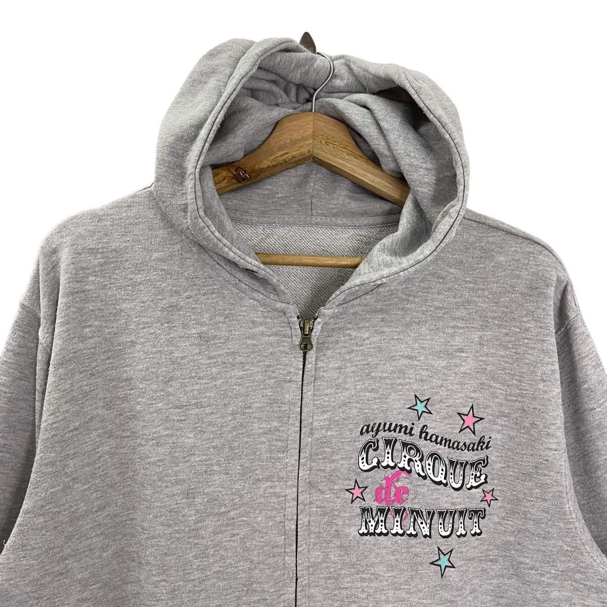 Japanese Brand Ayumi Hamasaki Cirque Minuit Big Logo Zipper Hoodies Size M Size US M / EU 48-50 / 2 - 7 Thumbnail