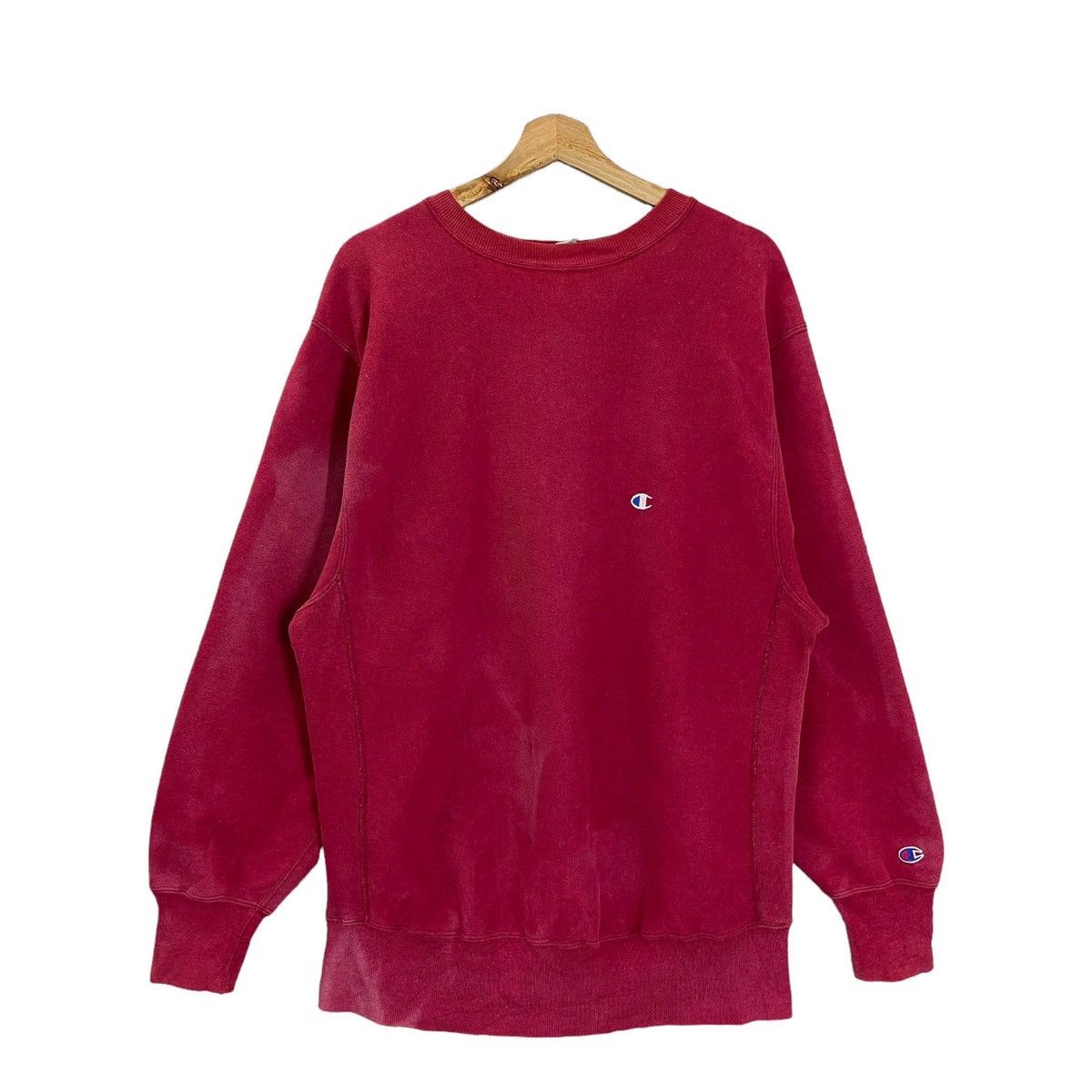 Champion 90s Champion Reverse Weave Small Logo Crewneck Sweatshirt Size US M / EU 48-50 / 2 - 1 Thumbnail