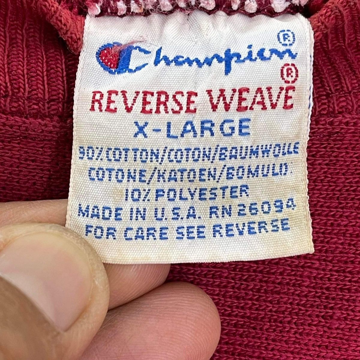 Champion 90s Champion Reverse Weave Small Logo Crewneck Sweatshirt Size US M / EU 48-50 / 2 - 10 Thumbnail